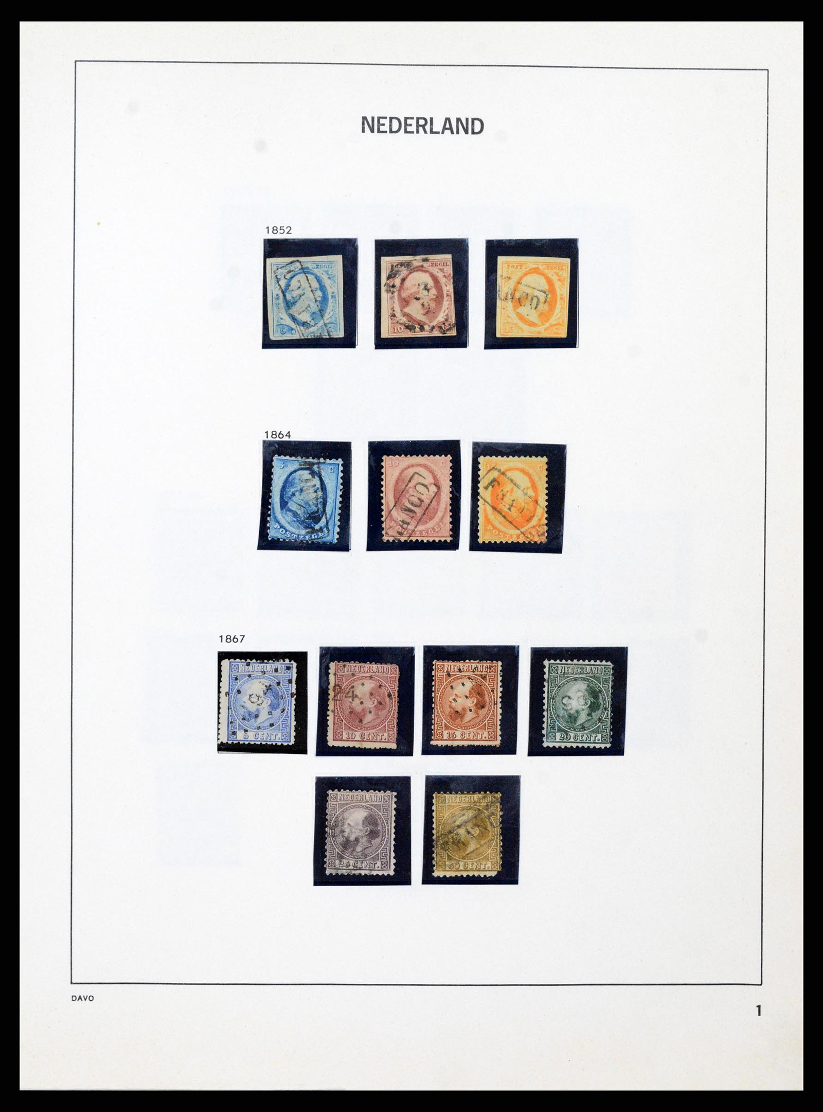 37346 001 - Postzegelverzameling 37346 Nederland 1852-1996.