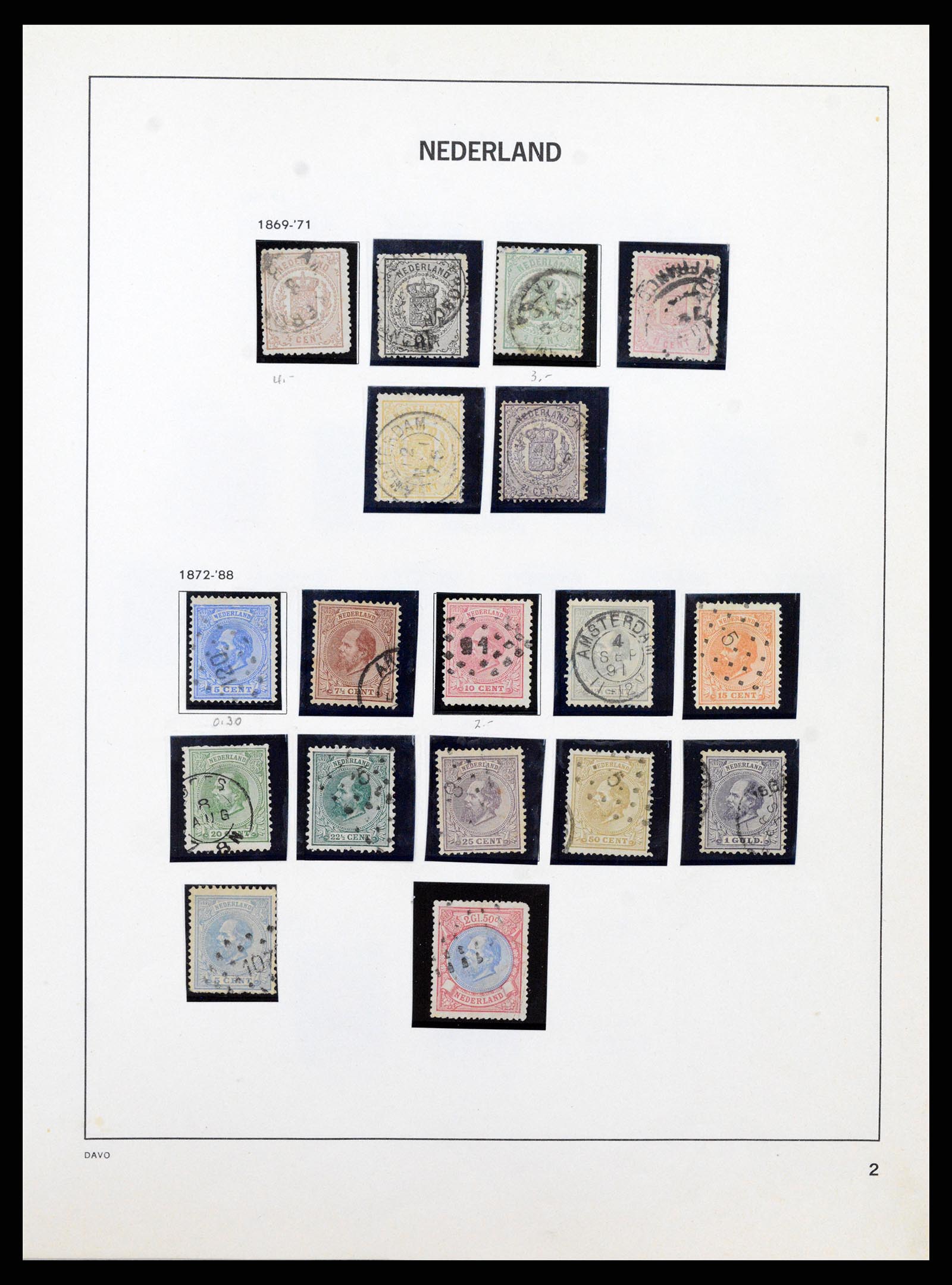 37346 002 - Postzegelverzameling 37346 Nederland 1852-1996.