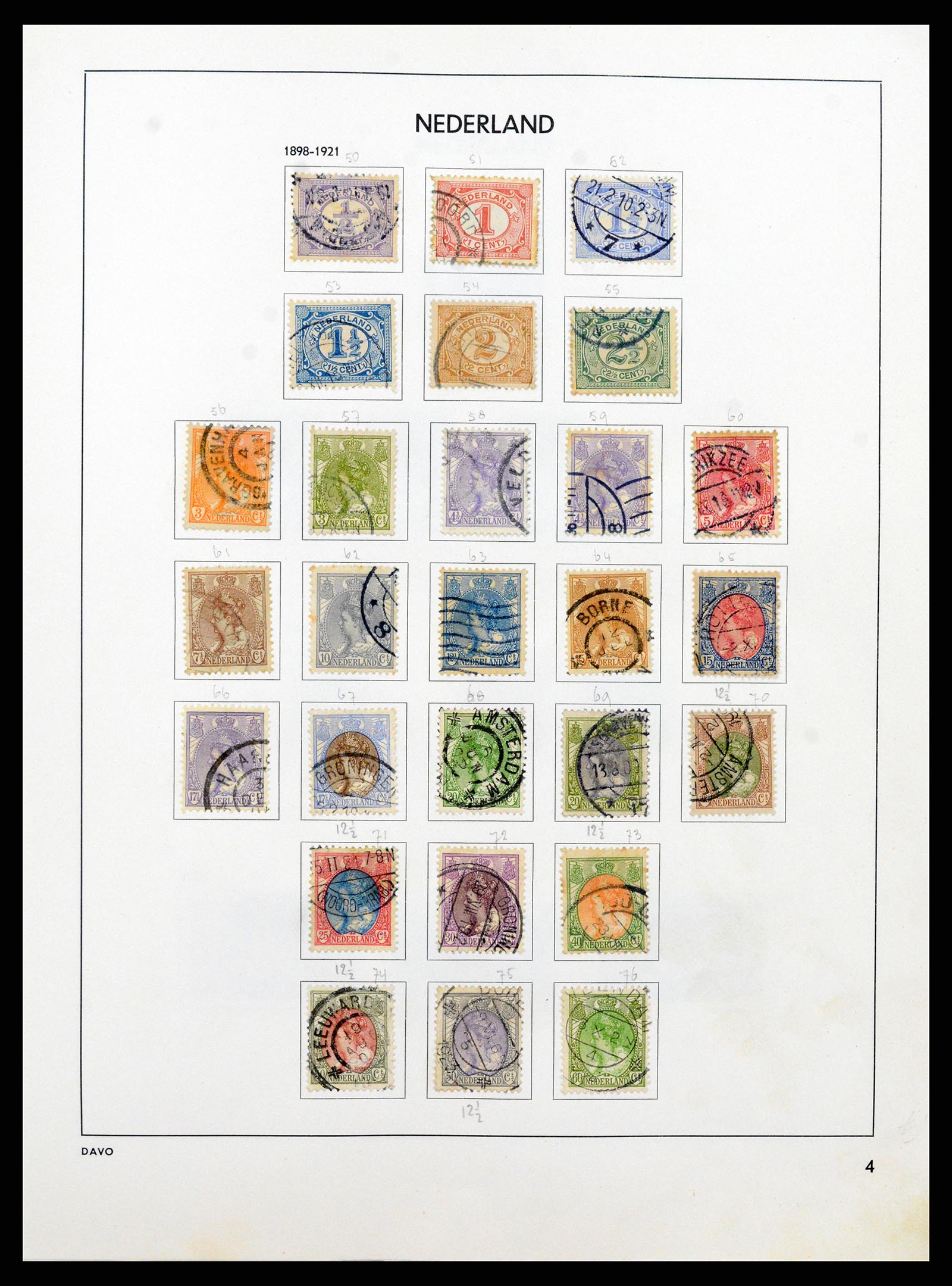 37346 004 - Postzegelverzameling 37346 Nederland 1852-1996.