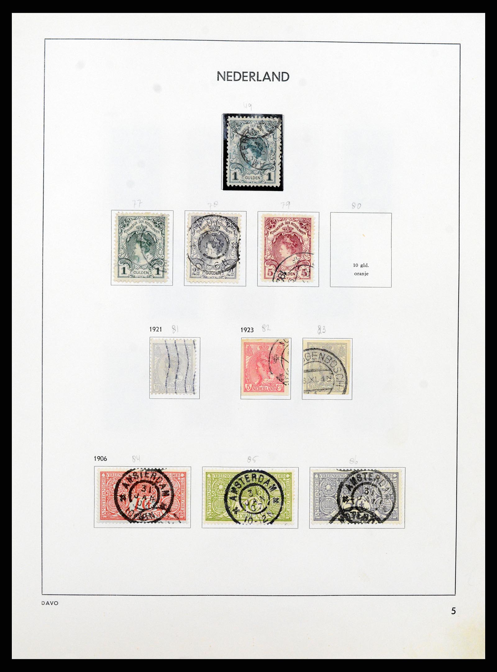 37346 005 - Postzegelverzameling 37346 Nederland 1852-1996.