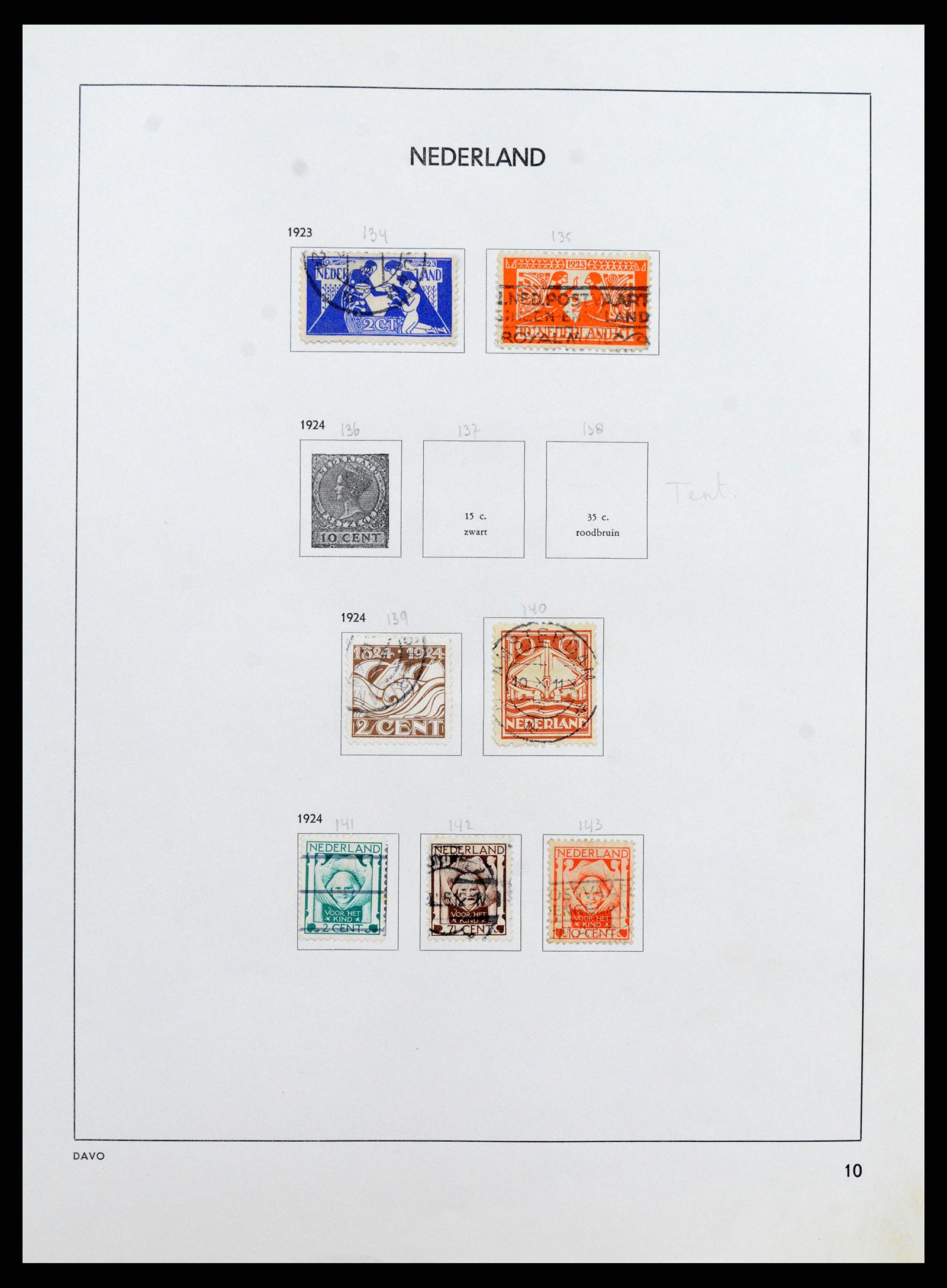 37346 010 - Postzegelverzameling 37346 Nederland 1852-1996.
