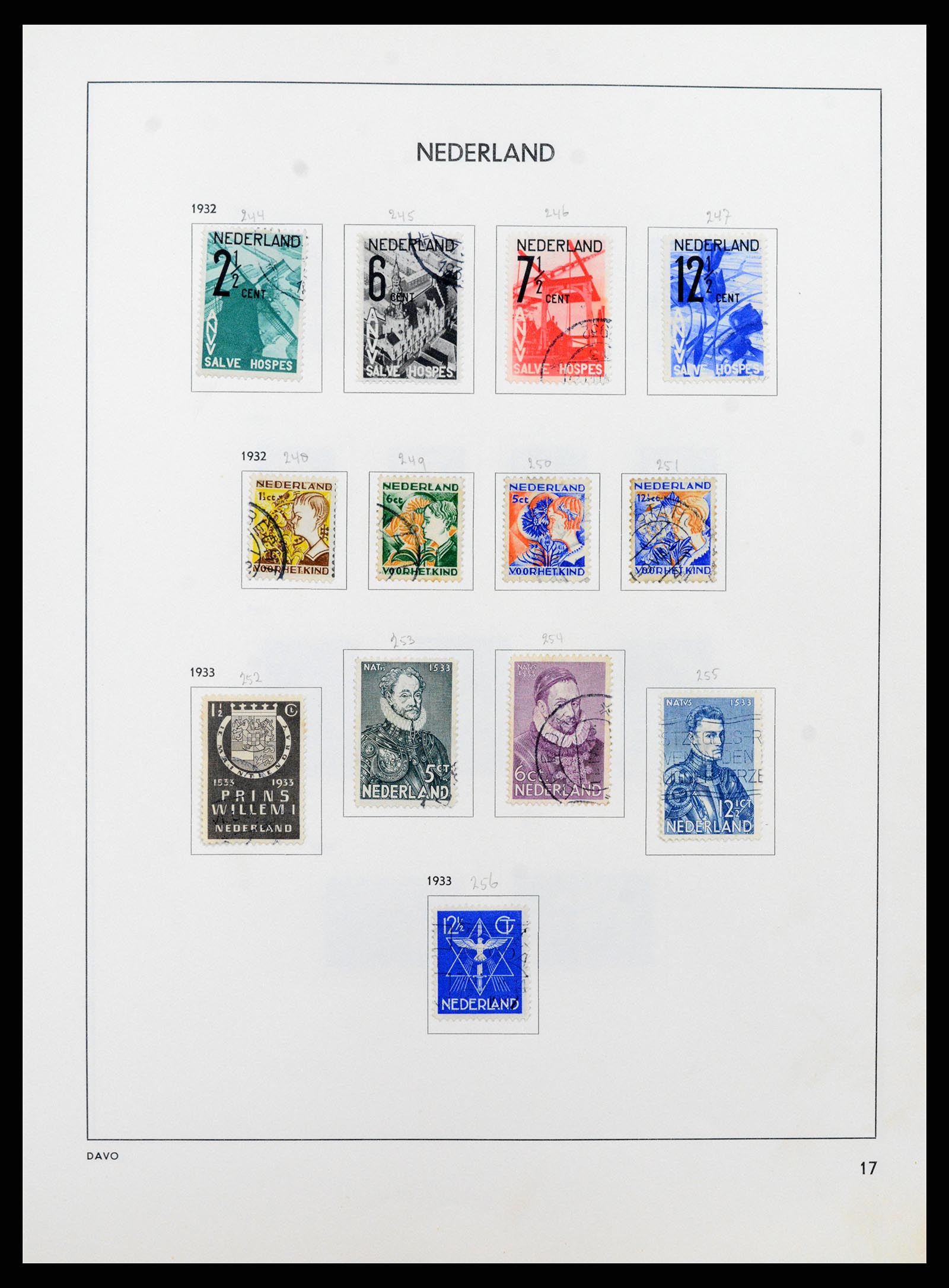 37346 017 - Postzegelverzameling 37346 Nederland 1852-1996.