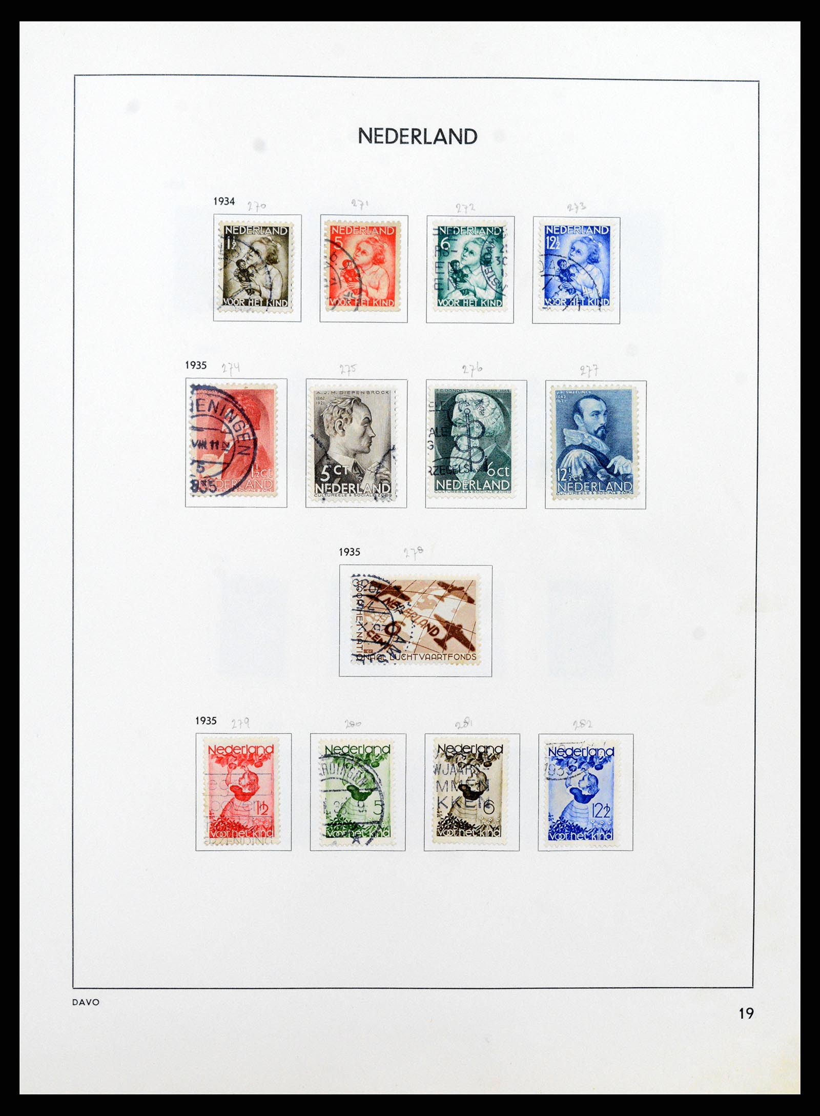 37346 019 - Postzegelverzameling 37346 Nederland 1852-1996.