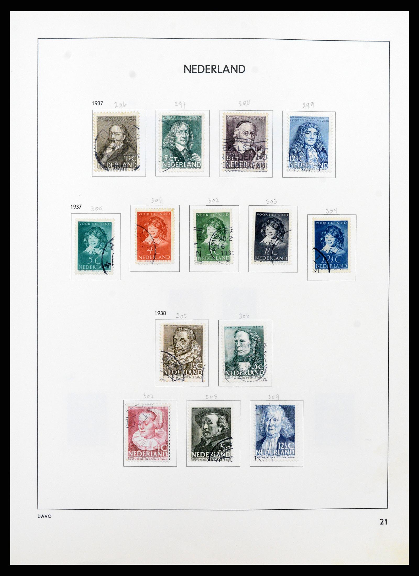 37346 021 - Stamp collection 37346 Netherlands 1852-1996.
