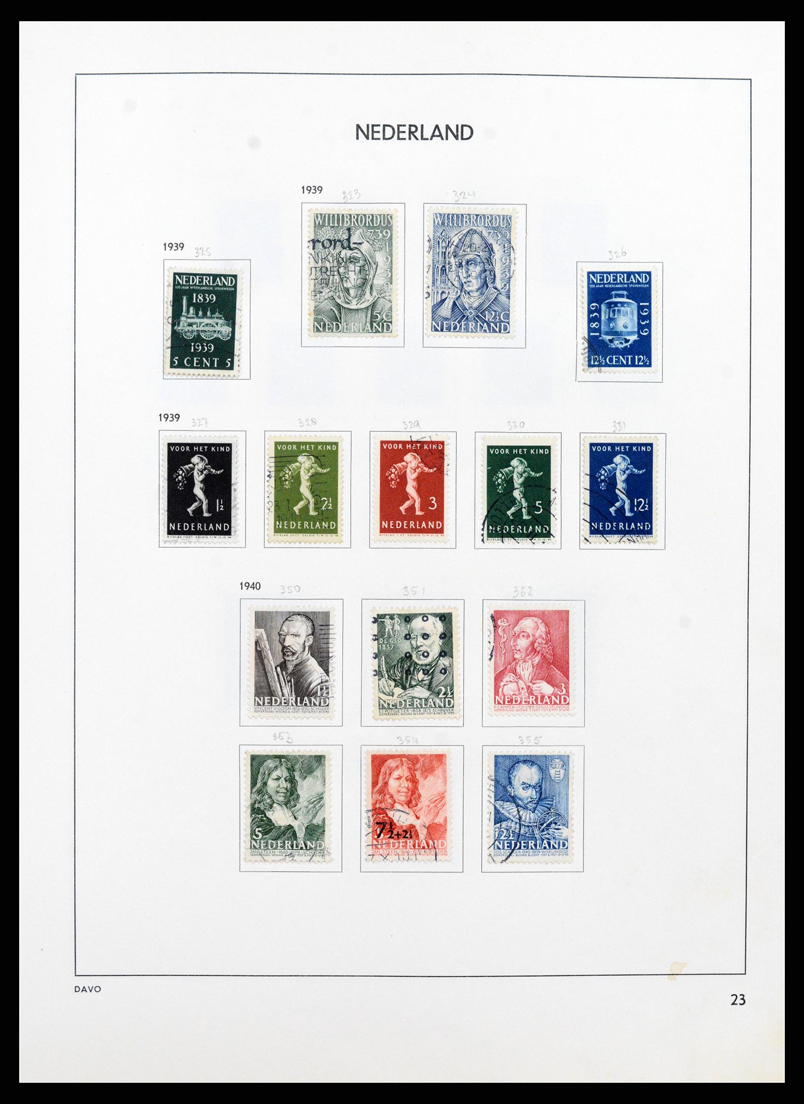 37346 023 - Stamp collection 37346 Netherlands 1852-1996.
