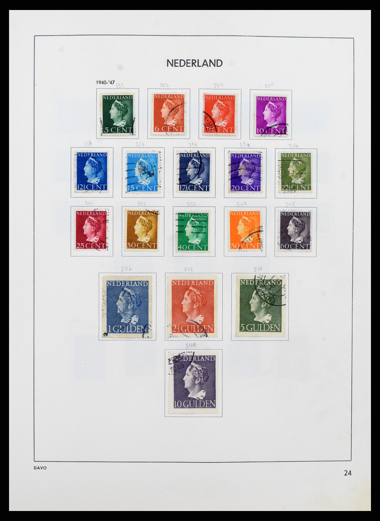 37346 024 - Stamp collection 37346 Netherlands 1852-1996.