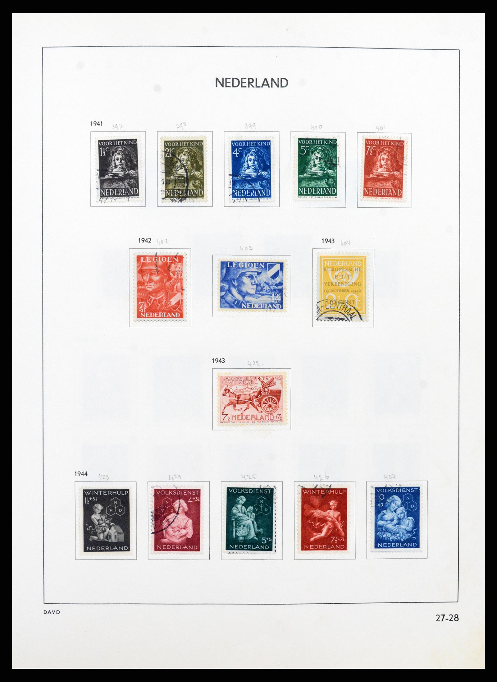37346 027 - Stamp collection 37346 Netherlands 1852-1996.