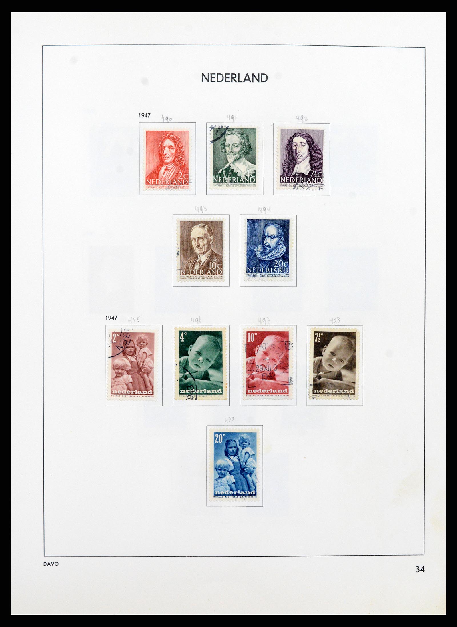 37346 033 - Stamp collection 37346 Netherlands 1852-1996.