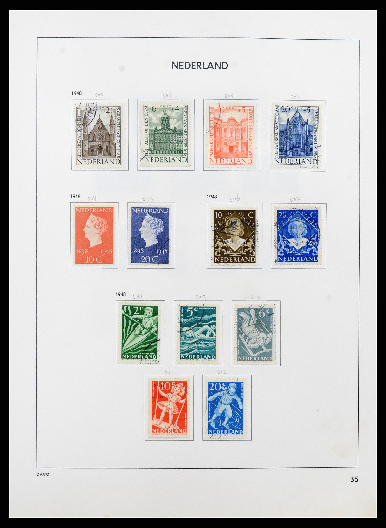 37346 034 - Stamp collection 37346 Netherlands 1852-1996.