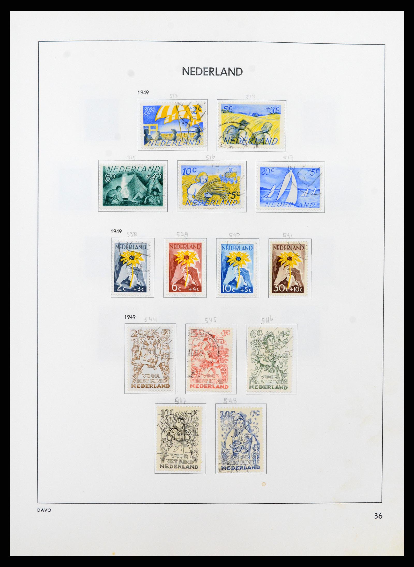 37346 035 - Stamp collection 37346 Netherlands 1852-1996.