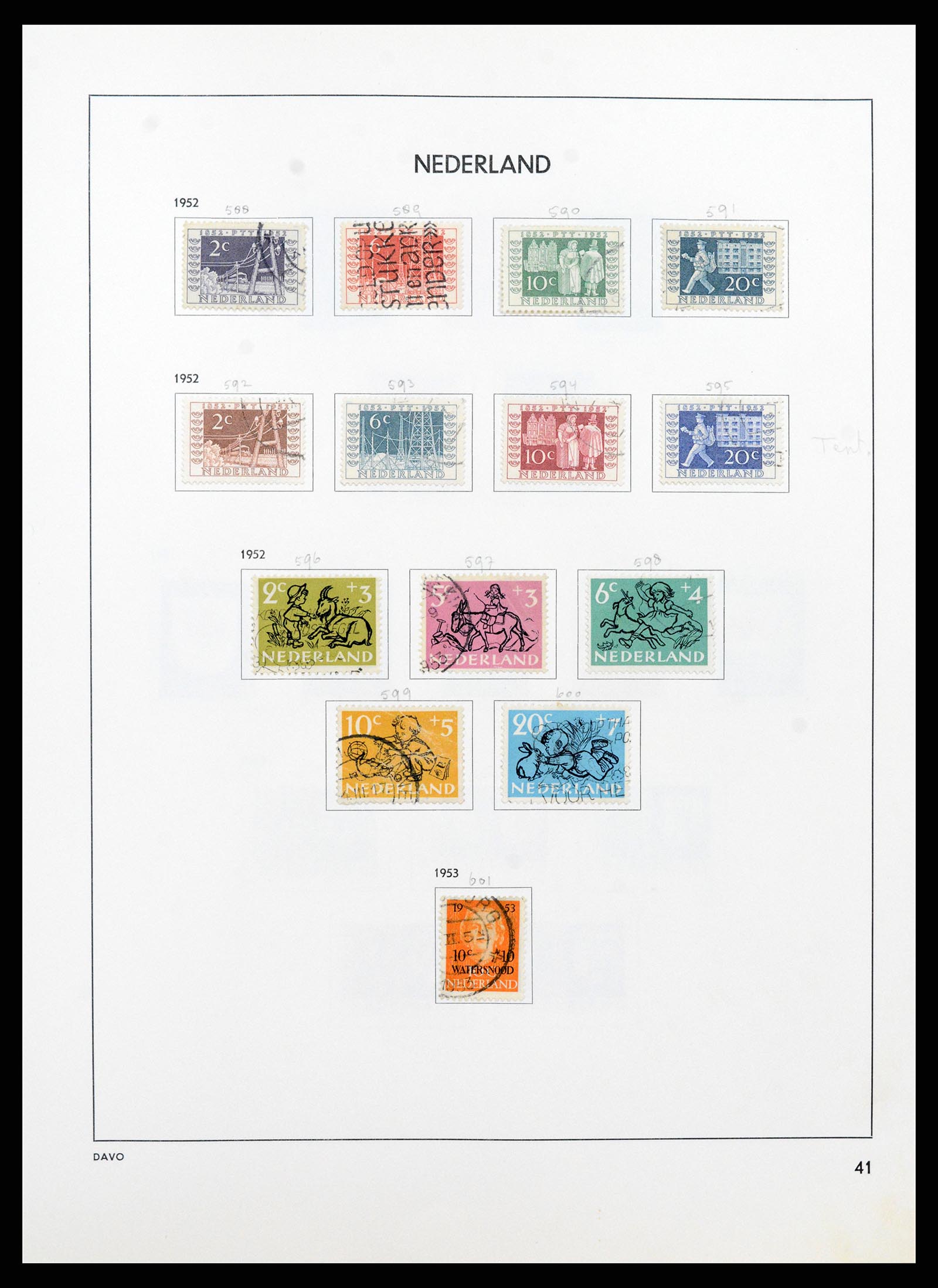 37346 040 - Stamp collection 37346 Netherlands 1852-1996.