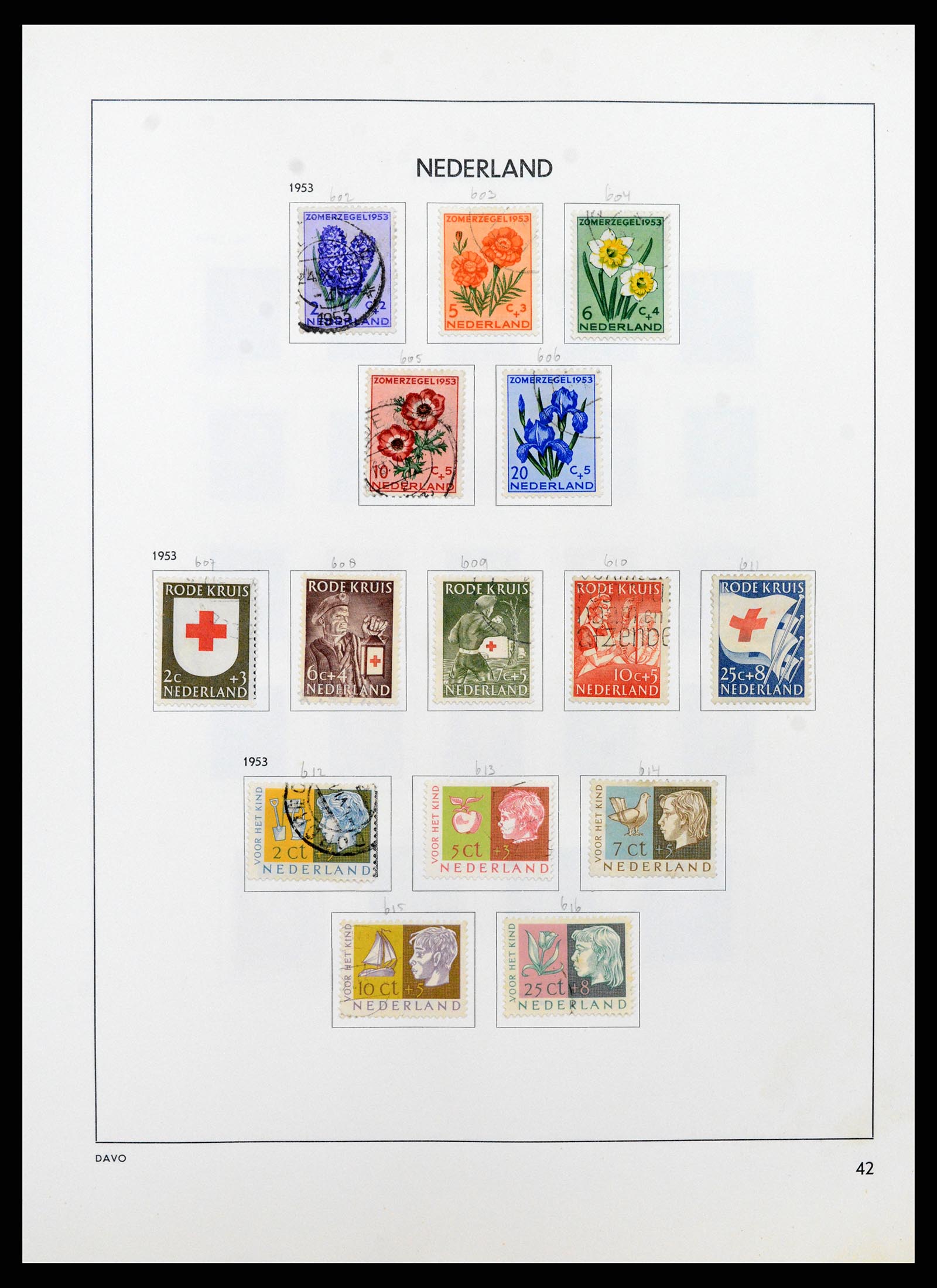 37346 041 - Postzegelverzameling 37346 Nederland 1852-1996.