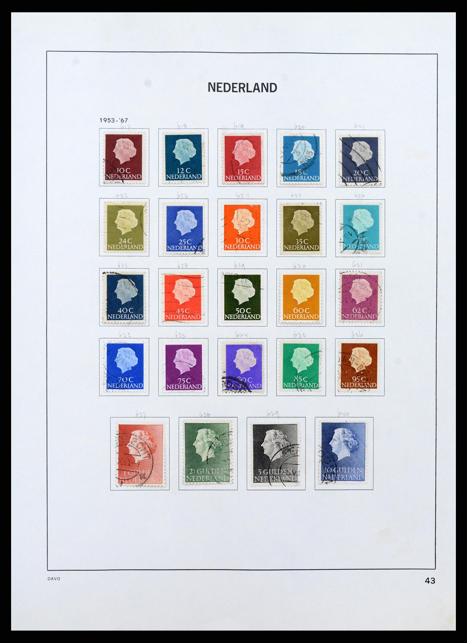 37346 042 - Postzegelverzameling 37346 Nederland 1852-1996.