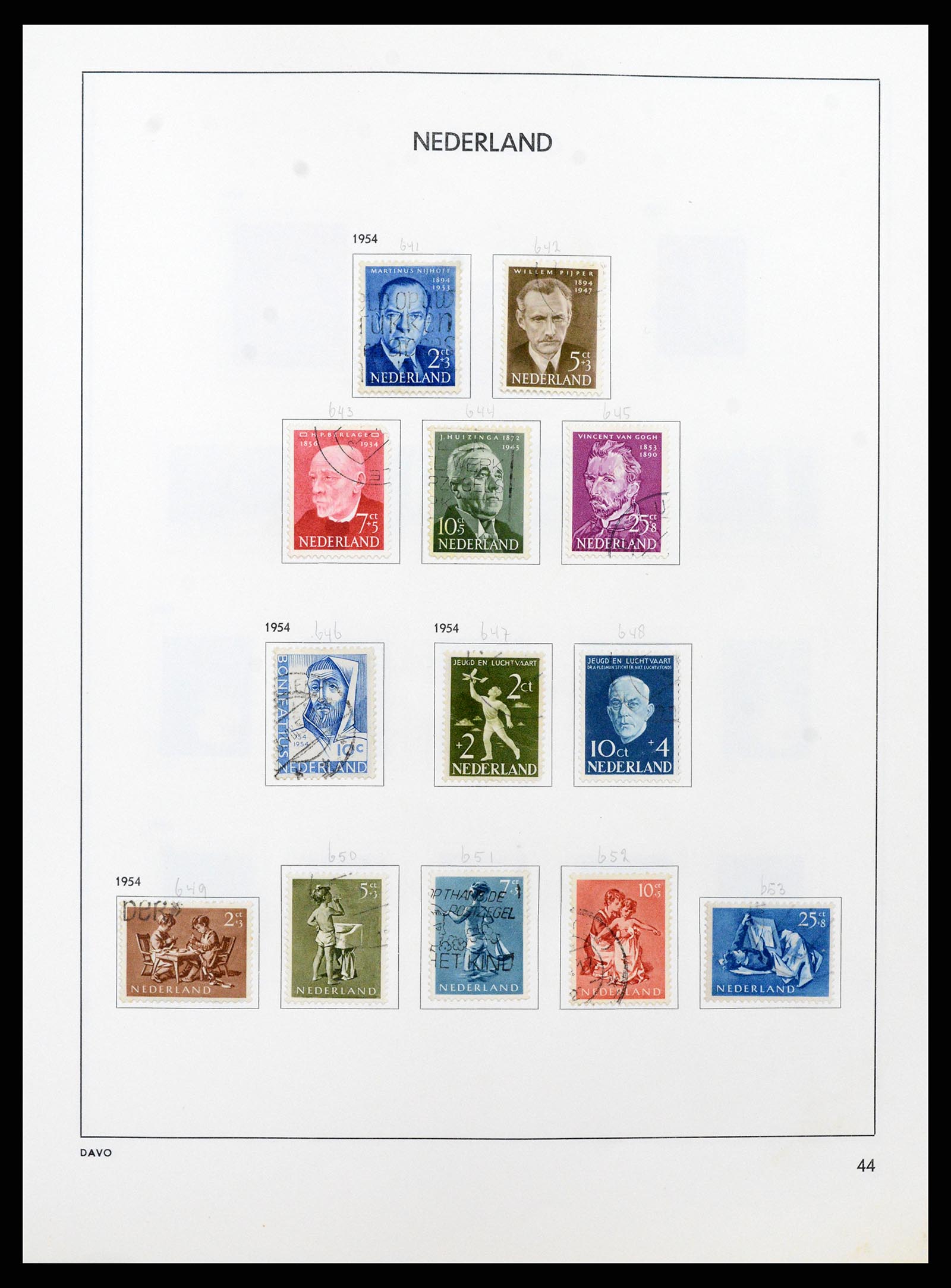 37346 043 - Postzegelverzameling 37346 Nederland 1852-1996.