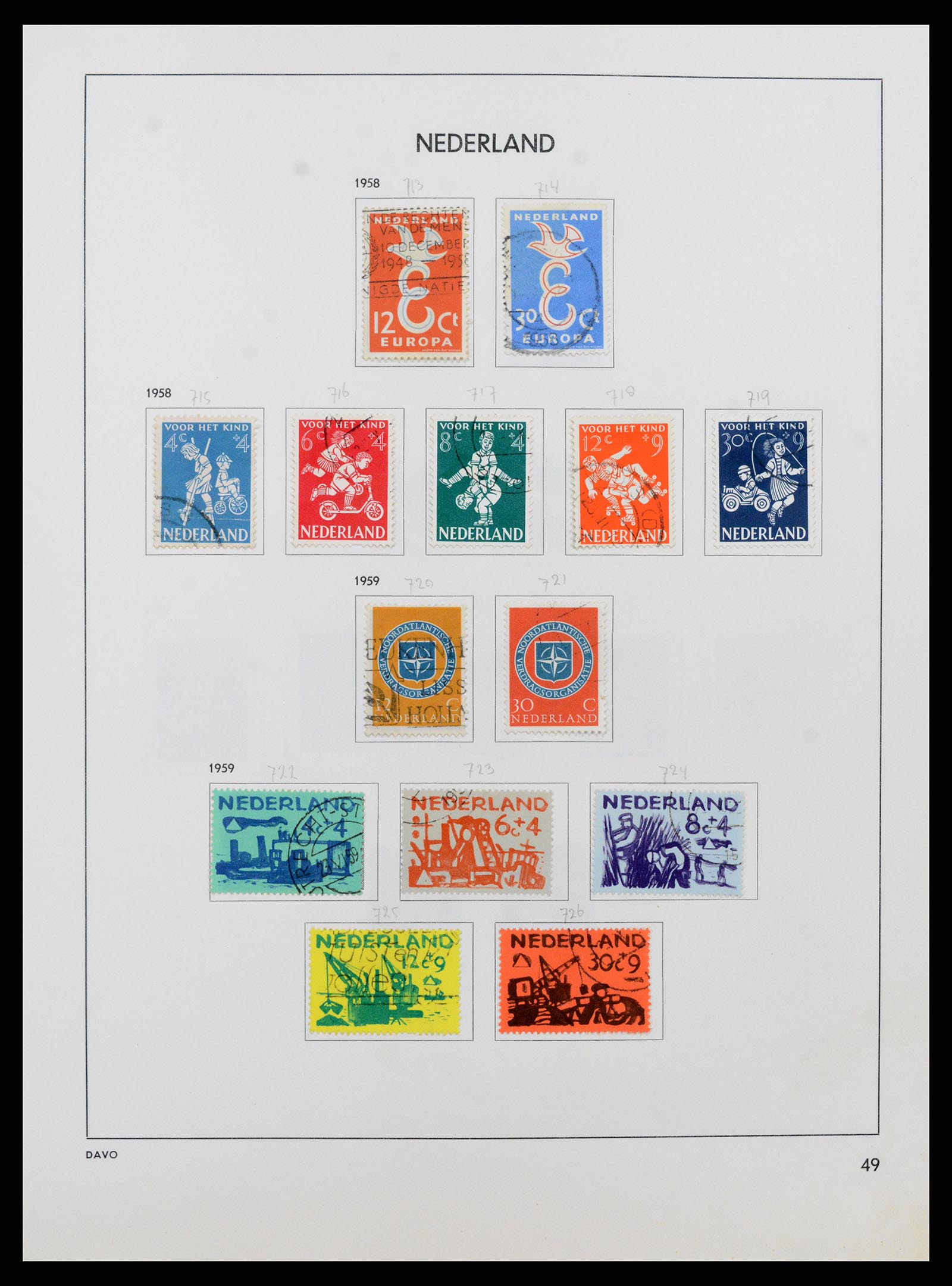 37346 048 - Postzegelverzameling 37346 Nederland 1852-1996.