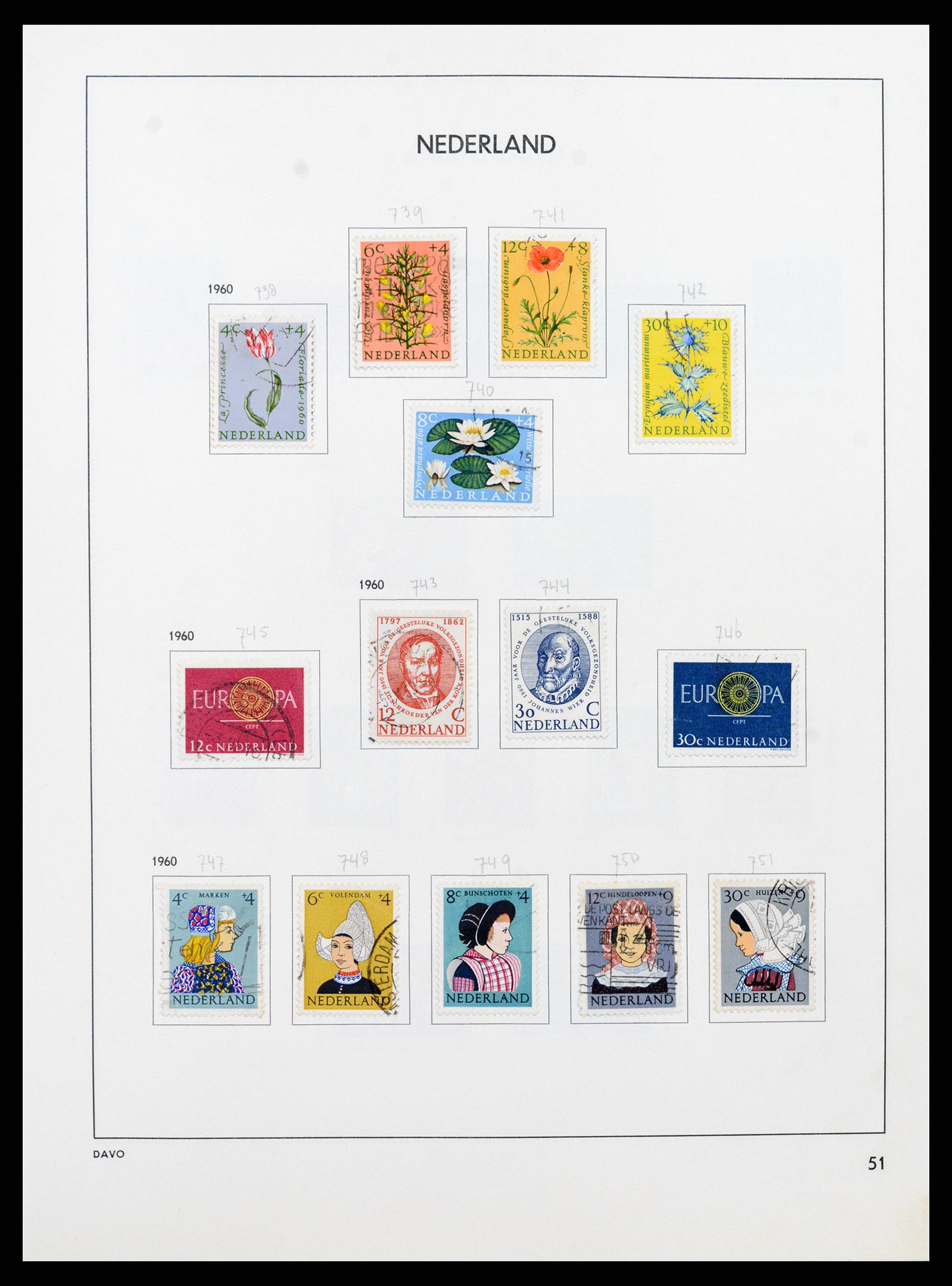 37346 050 - Postzegelverzameling 37346 Nederland 1852-1996.
