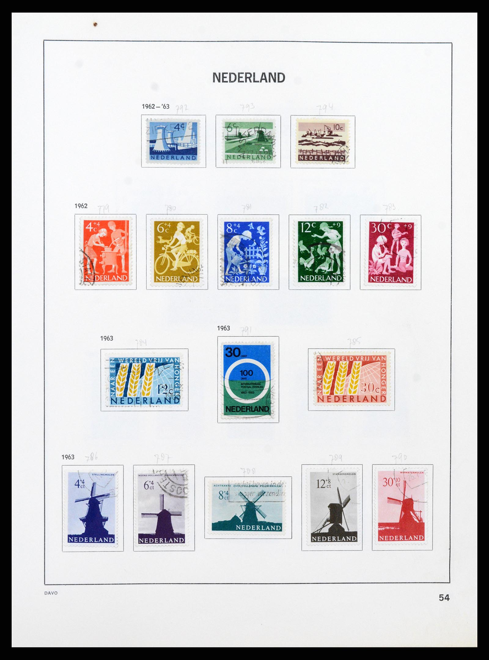 37346 053 - Postzegelverzameling 37346 Nederland 1852-1996.