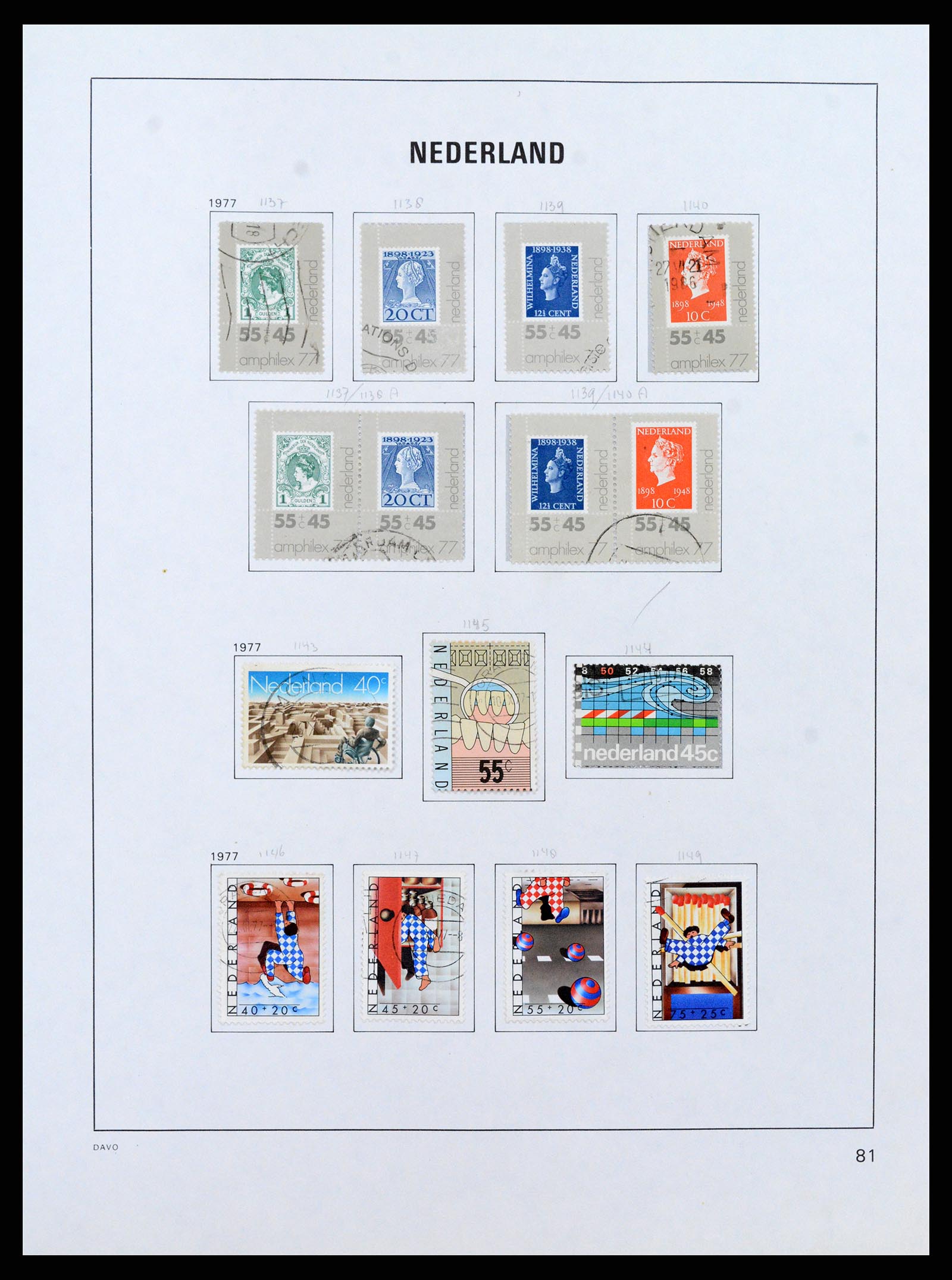 37346 080 - Stamp collection 37346 Netherlands 1852-1996.