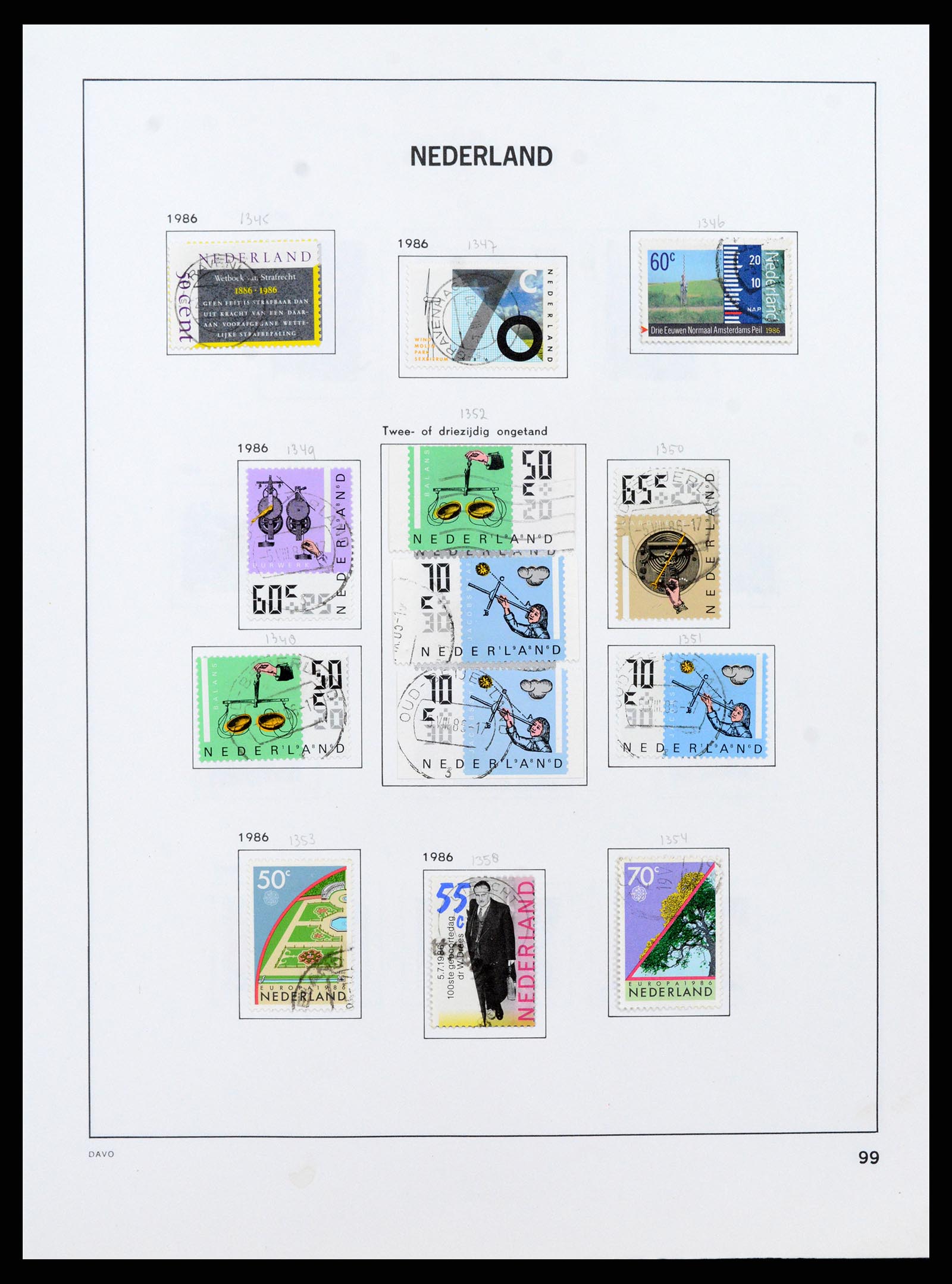37346 098 - Stamp collection 37346 Netherlands 1852-1996.