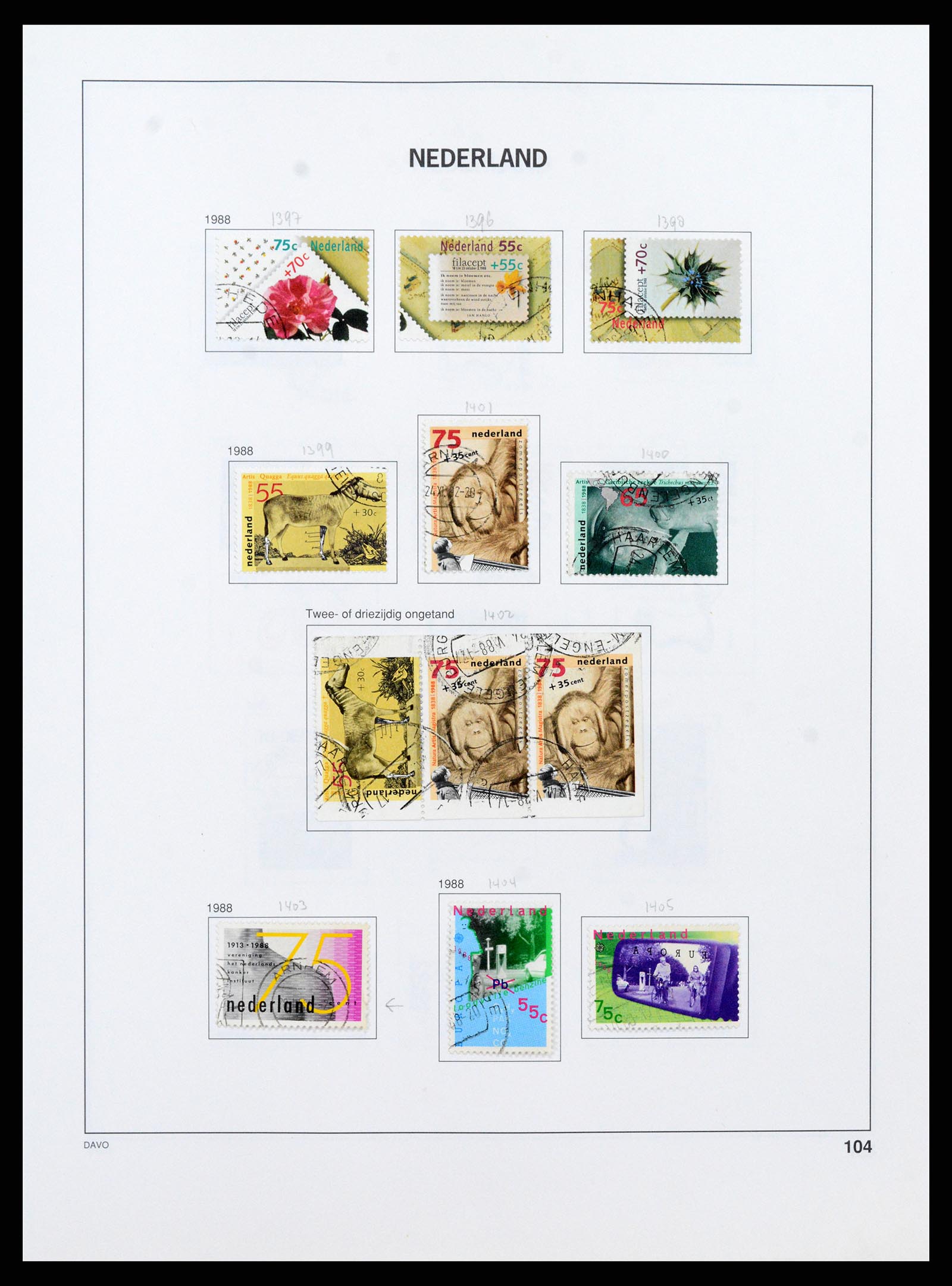 37346 103 - Stamp collection 37346 Netherlands 1852-1996.