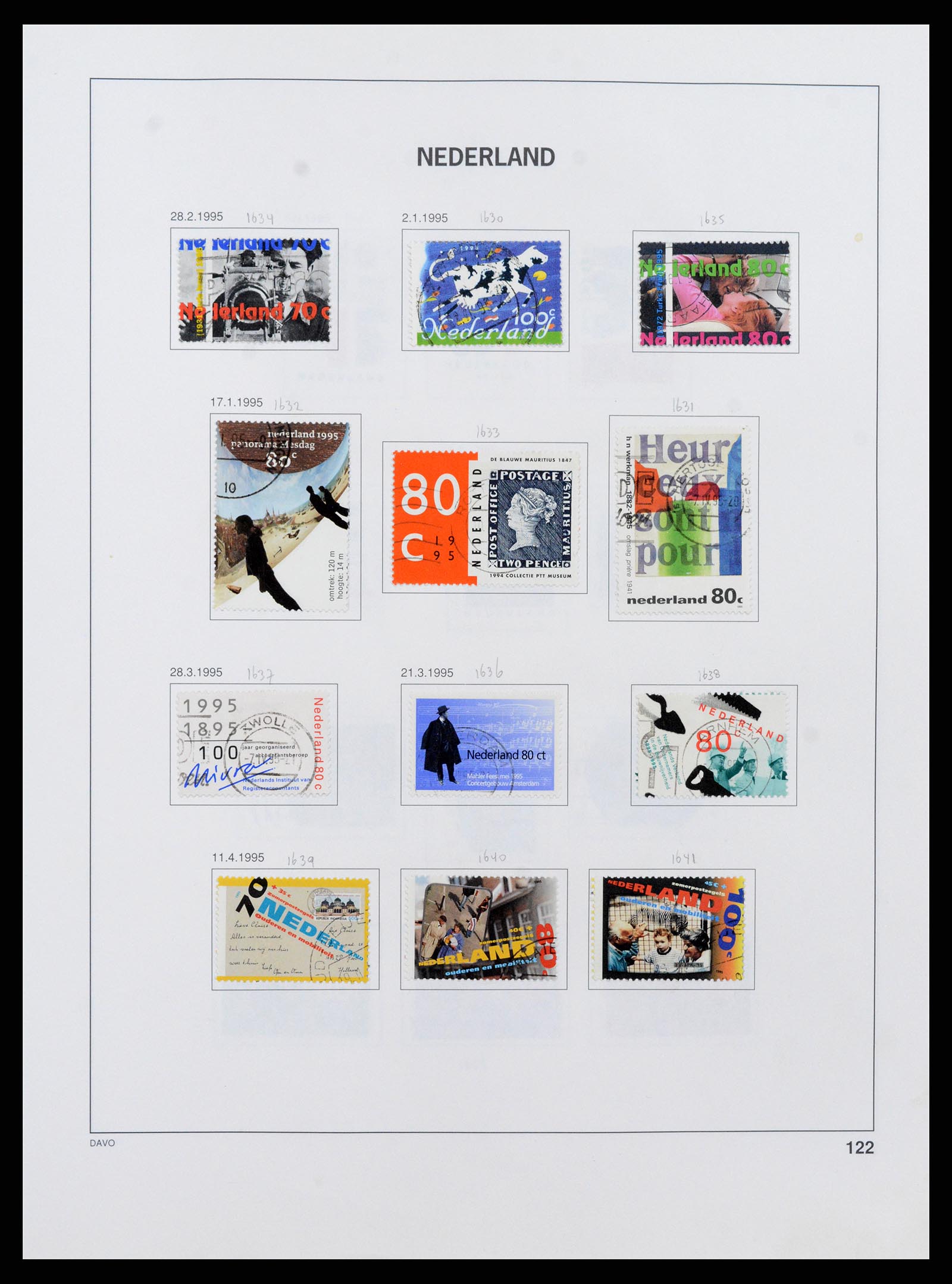 37346 121 - Postzegelverzameling 37346 Nederland 1852-1996.