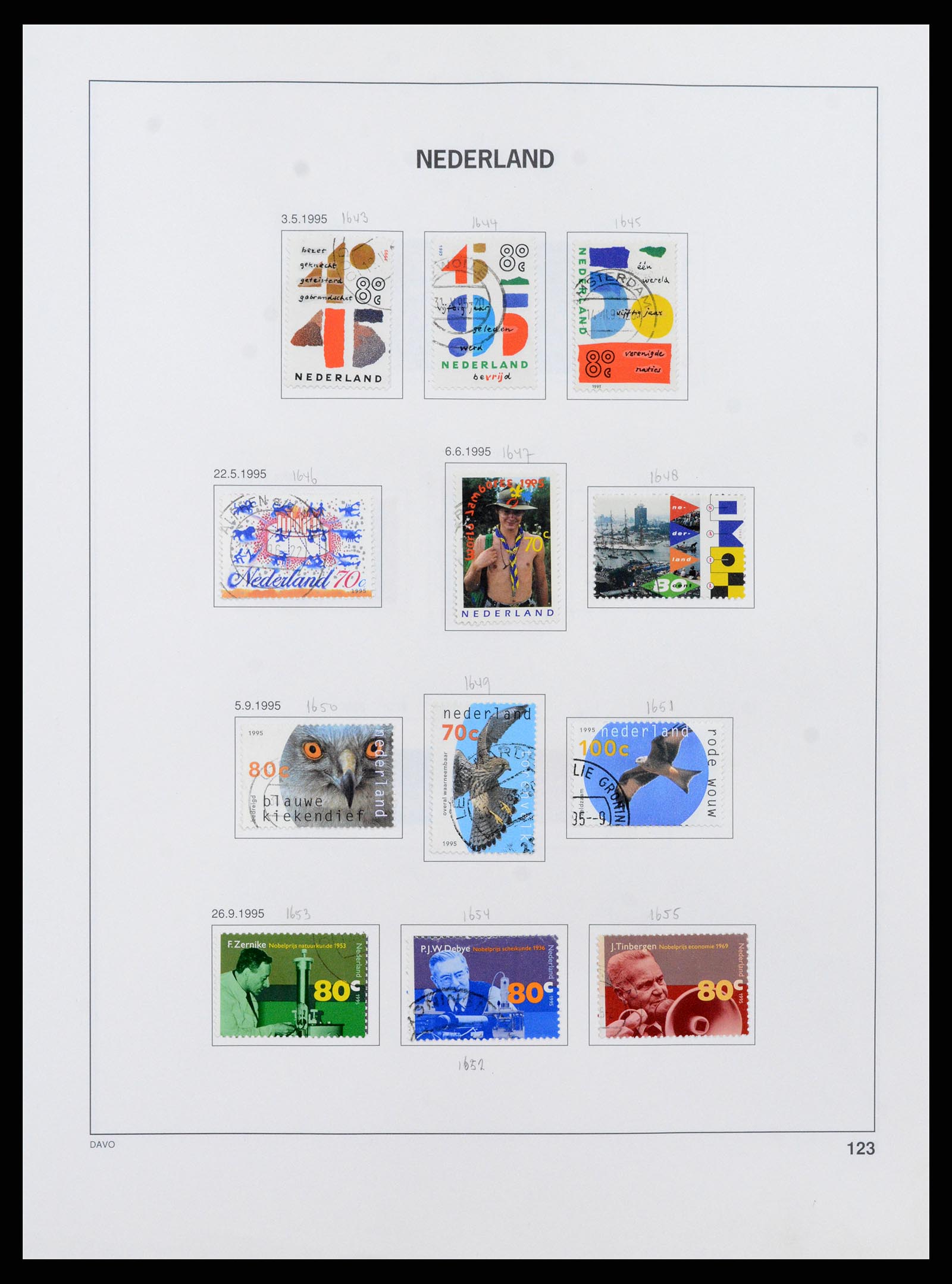 37346 122 - Postzegelverzameling 37346 Nederland 1852-1996.