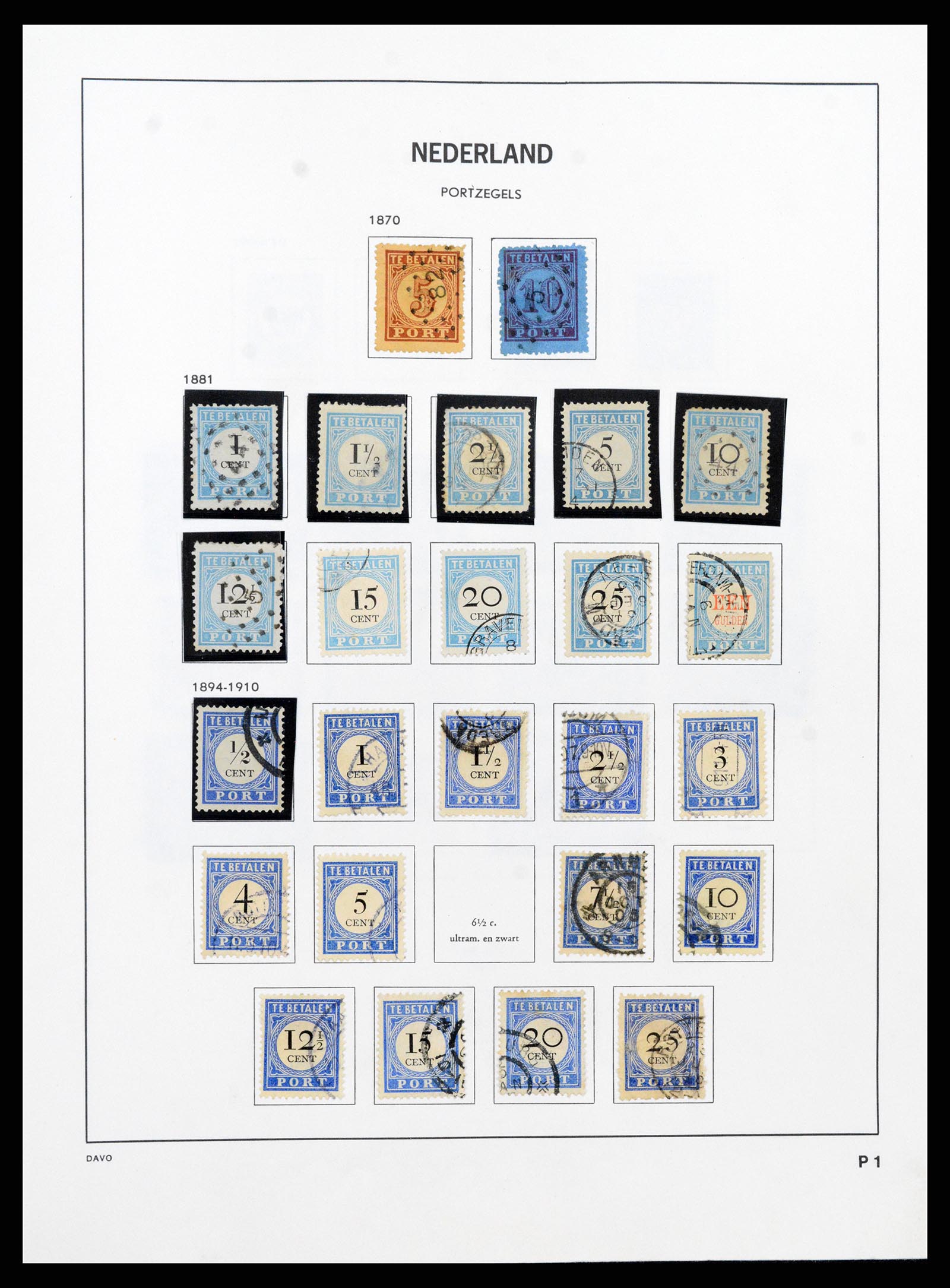 37346 128 - Postzegelverzameling 37346 Nederland 1852-1996.
