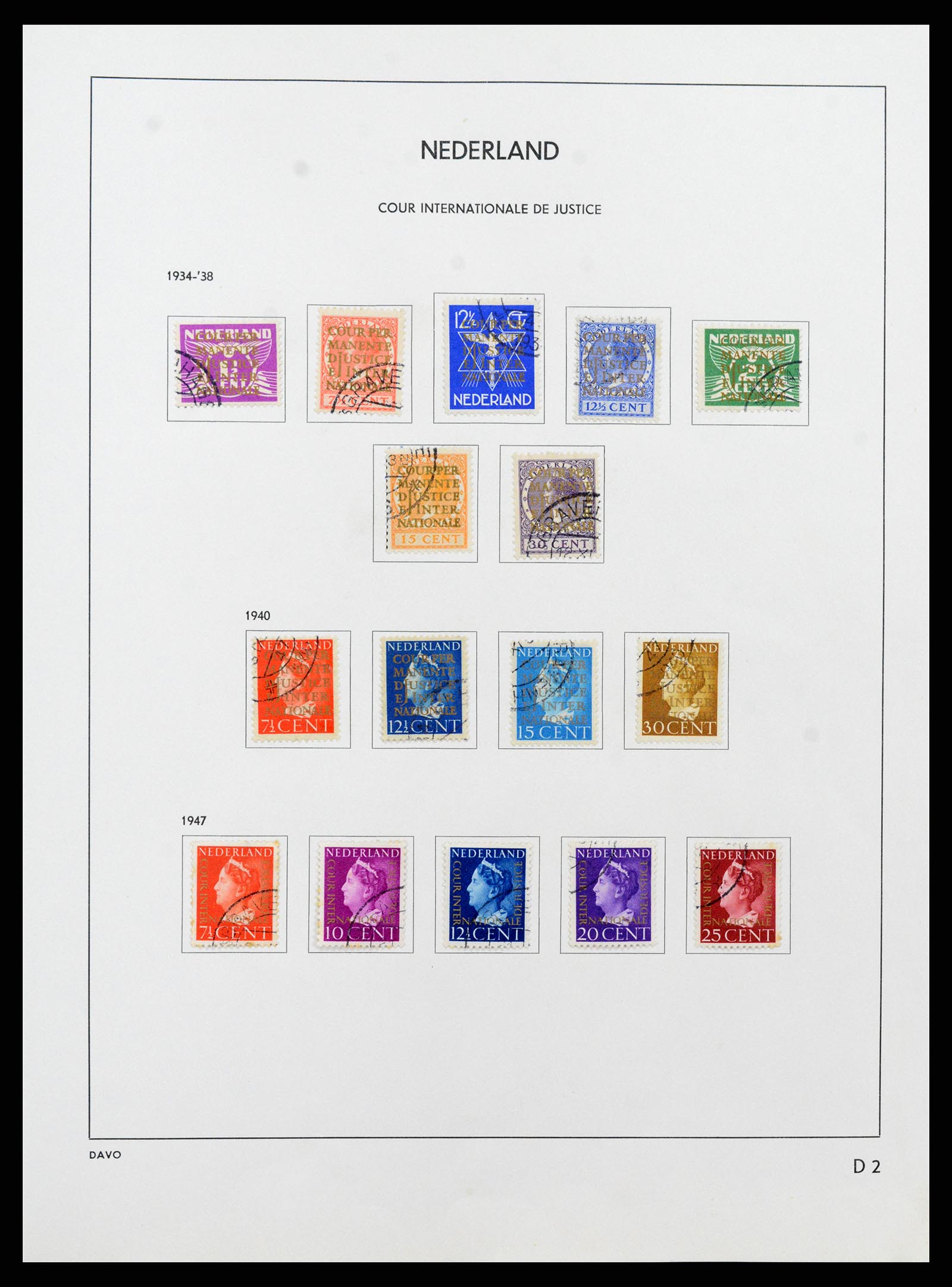 37346 134 - Postzegelverzameling 37346 Nederland 1852-1996.