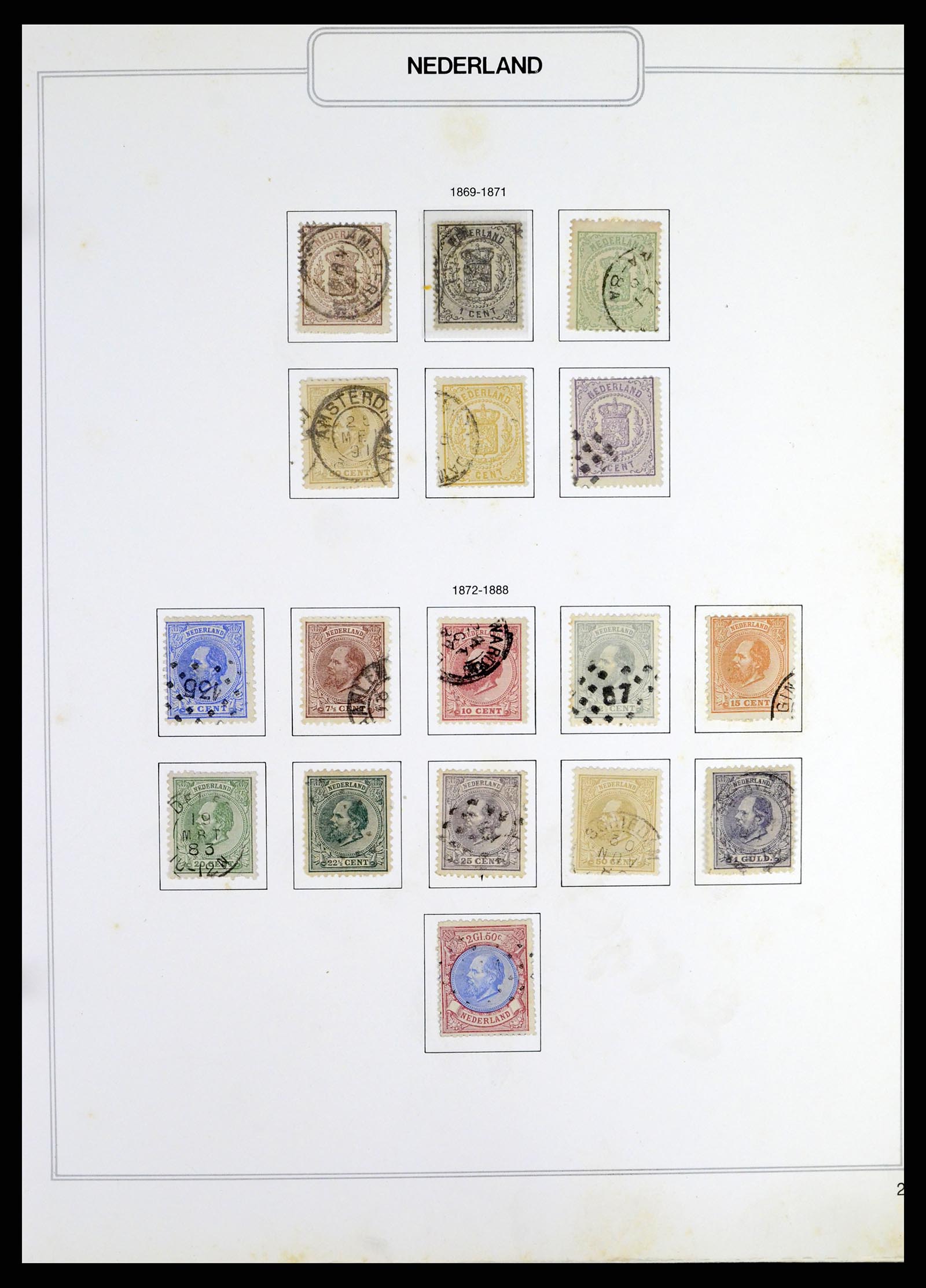 37348 002 - Postzegelverzameling 37348 Nederland 1852-1995.