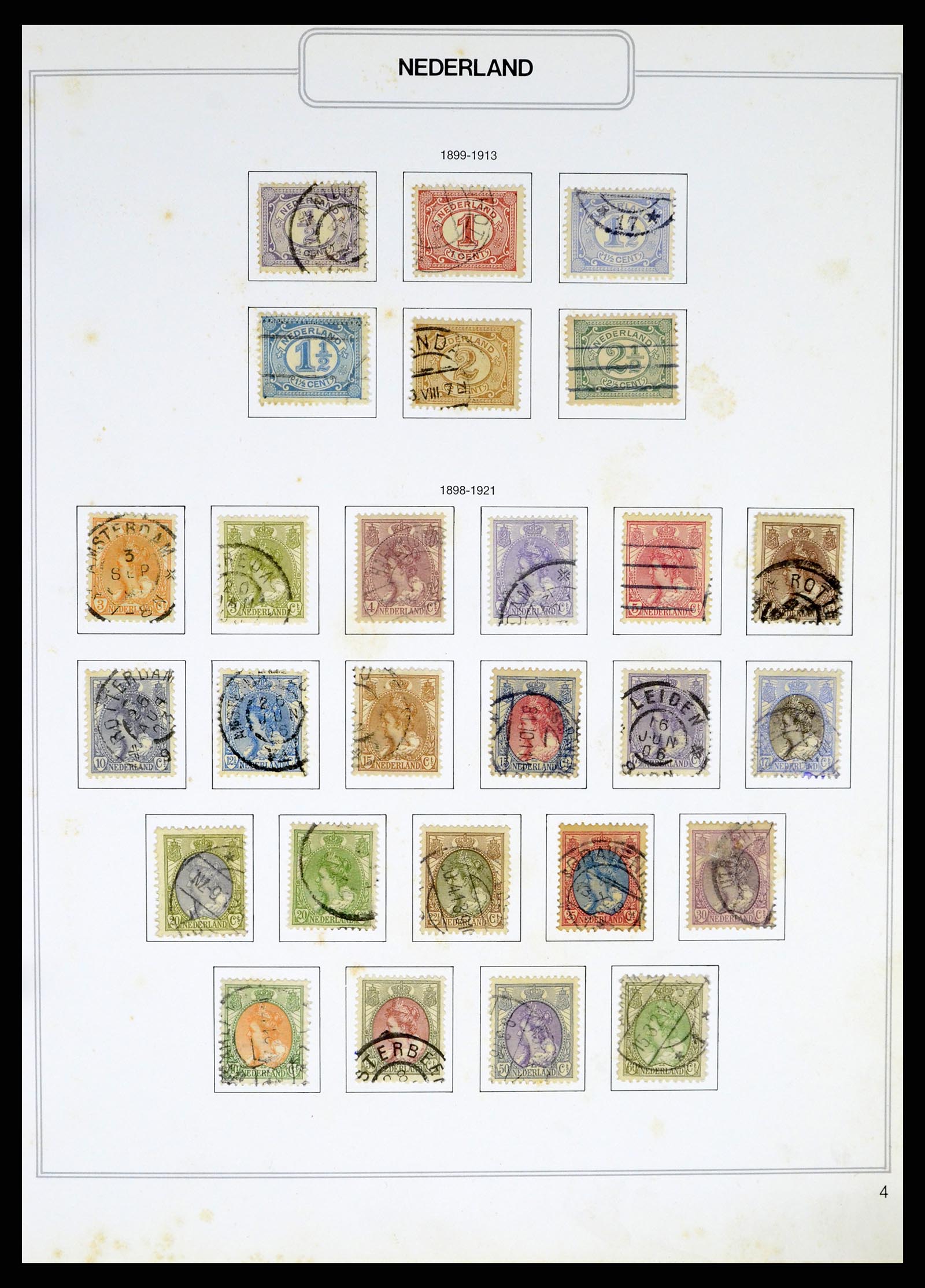 37348 004 - Postzegelverzameling 37348 Nederland 1852-1995.