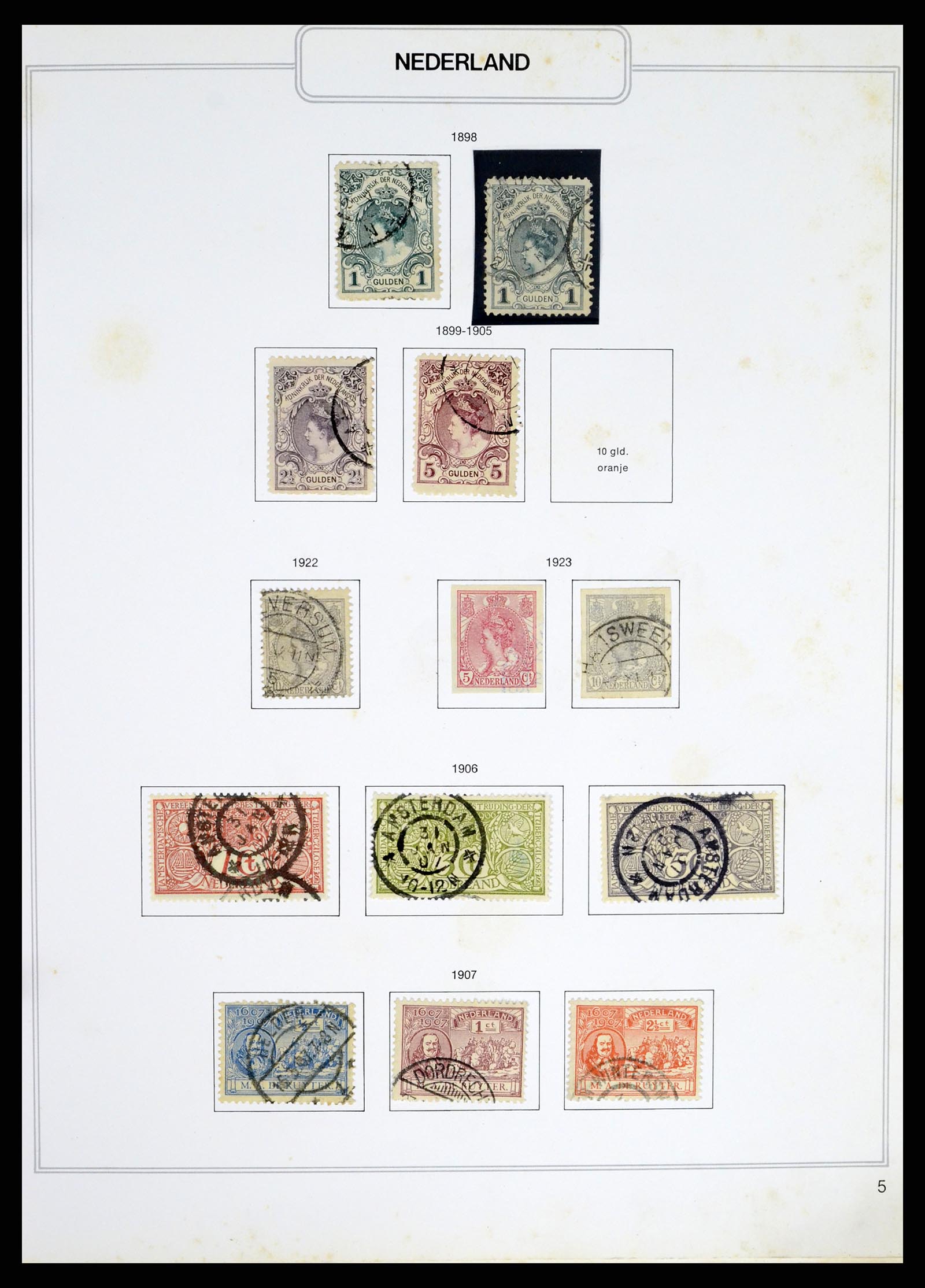 37348 005 - Postzegelverzameling 37348 Nederland 1852-1995.