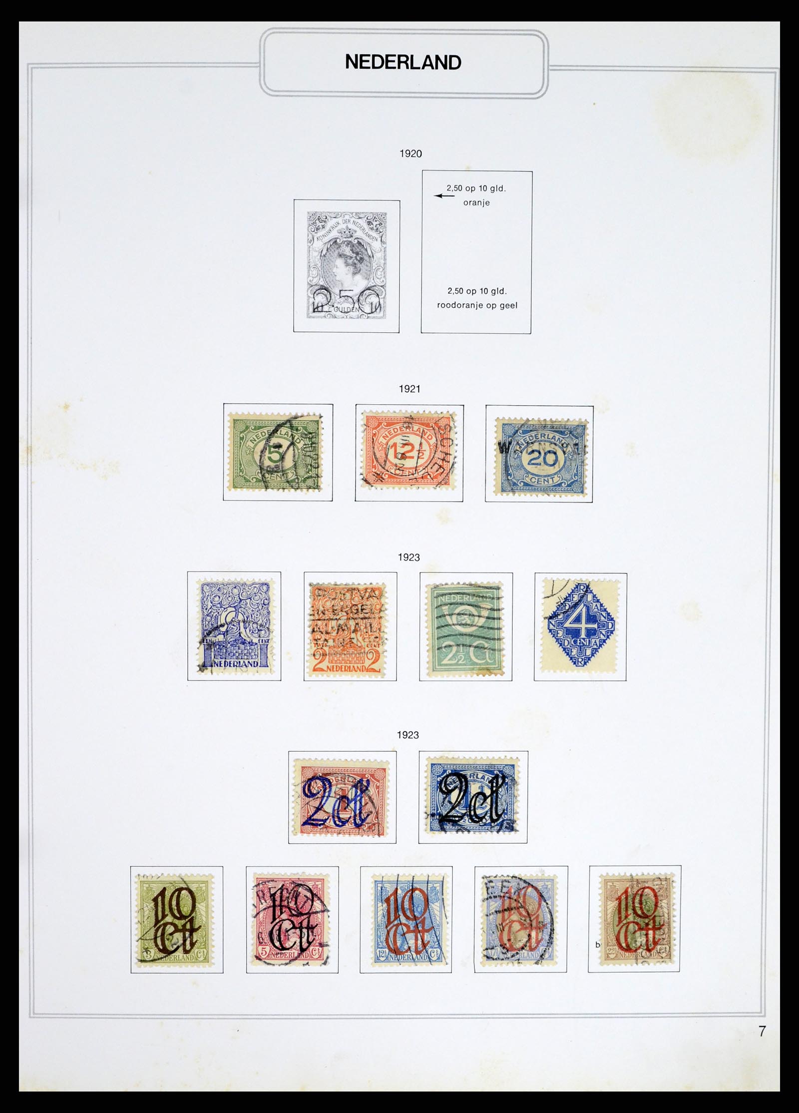 37348 007 - Postzegelverzameling 37348 Nederland 1852-1995.