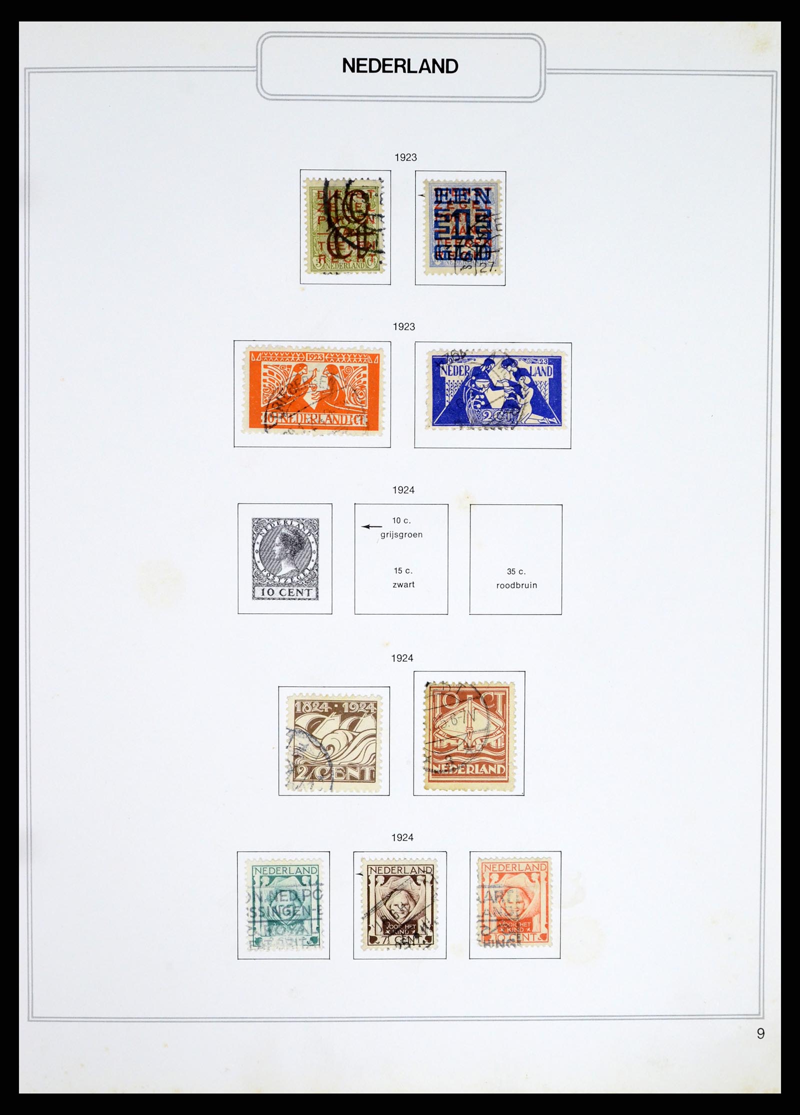 37348 009 - Postzegelverzameling 37348 Nederland 1852-1995.