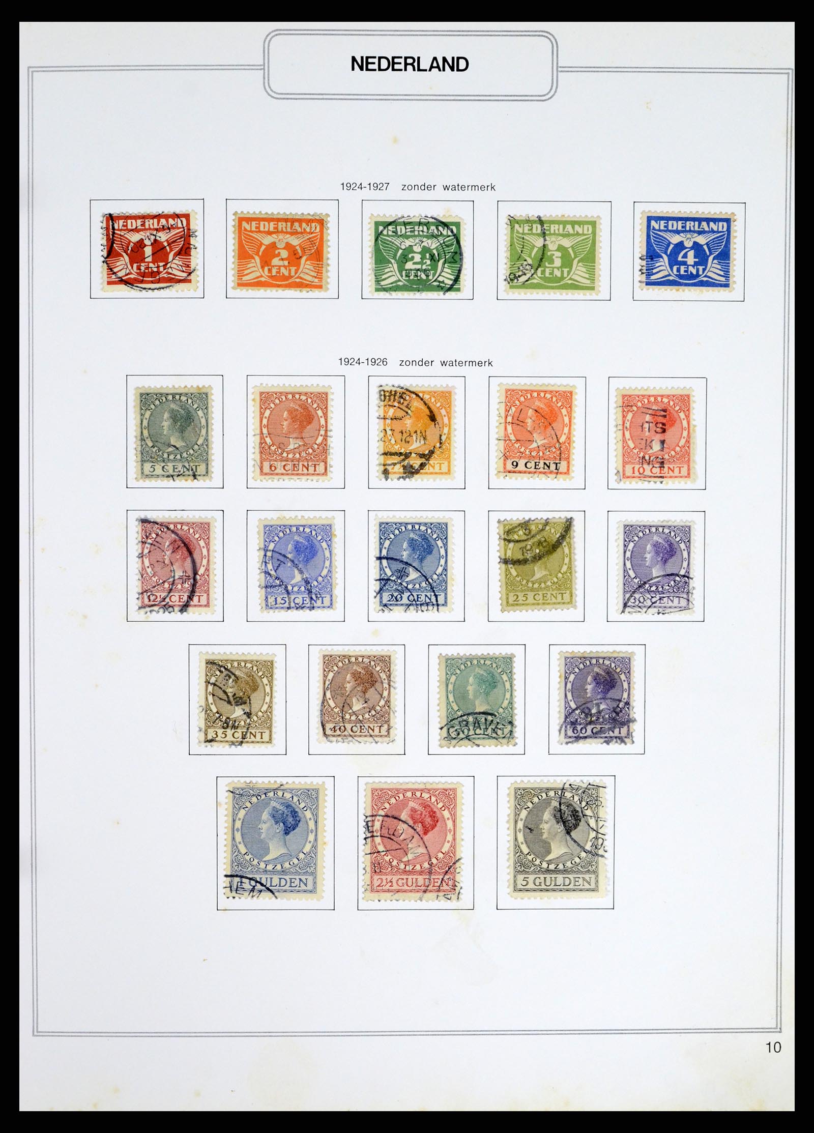 37348 010 - Postzegelverzameling 37348 Nederland 1852-1995.
