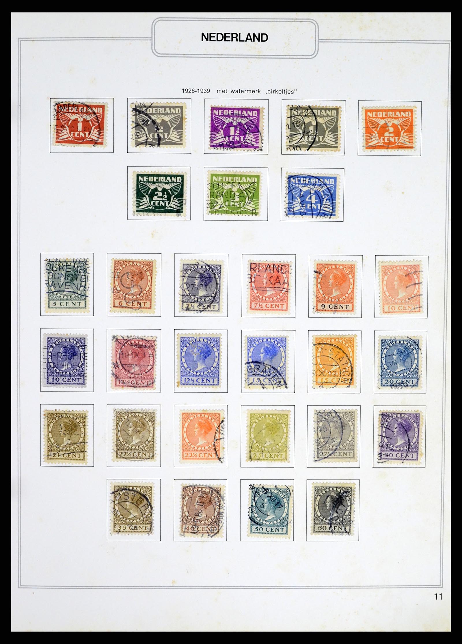 37348 011 - Postzegelverzameling 37348 Nederland 1852-1995.