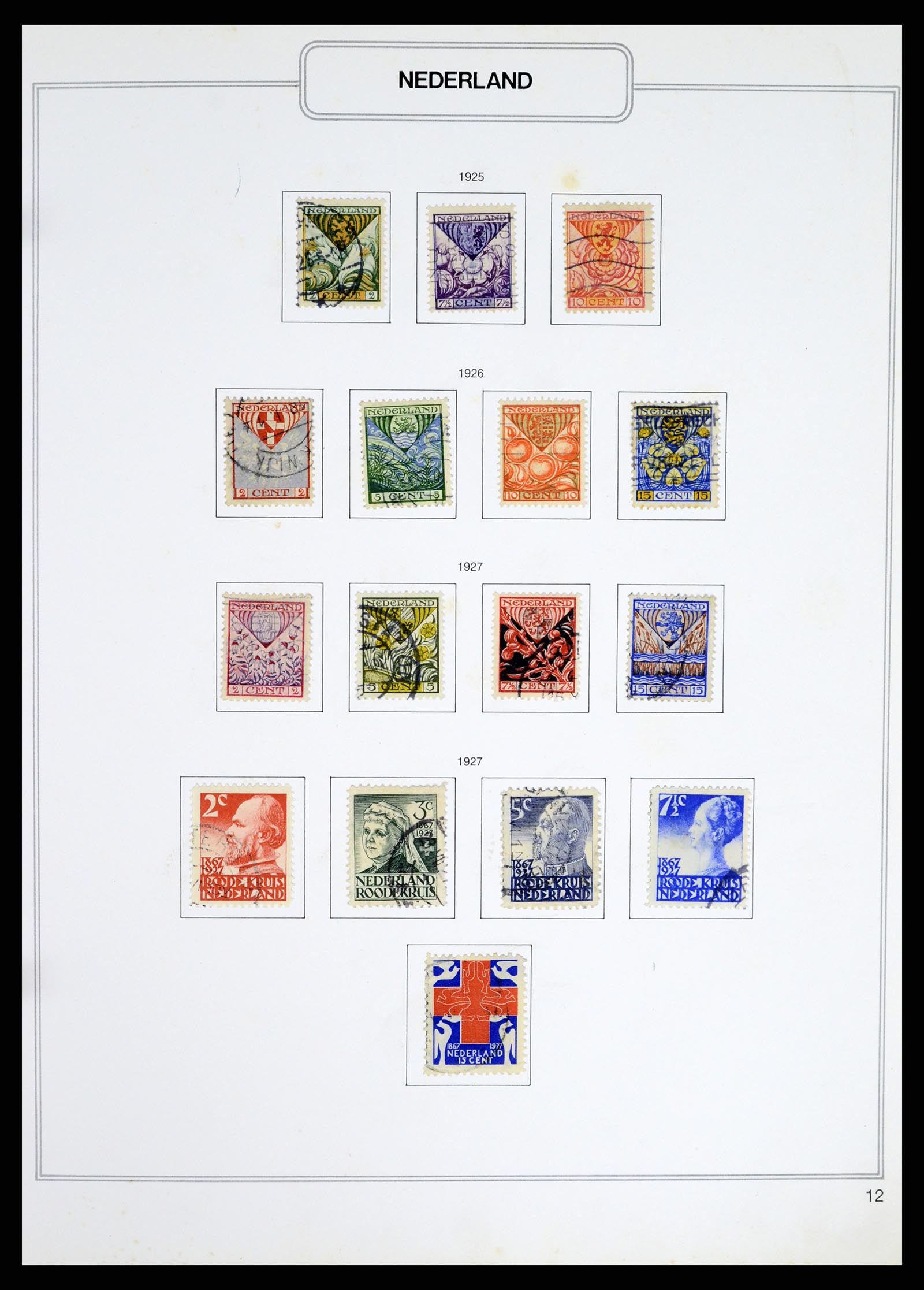 37348 012 - Postzegelverzameling 37348 Nederland 1852-1995.