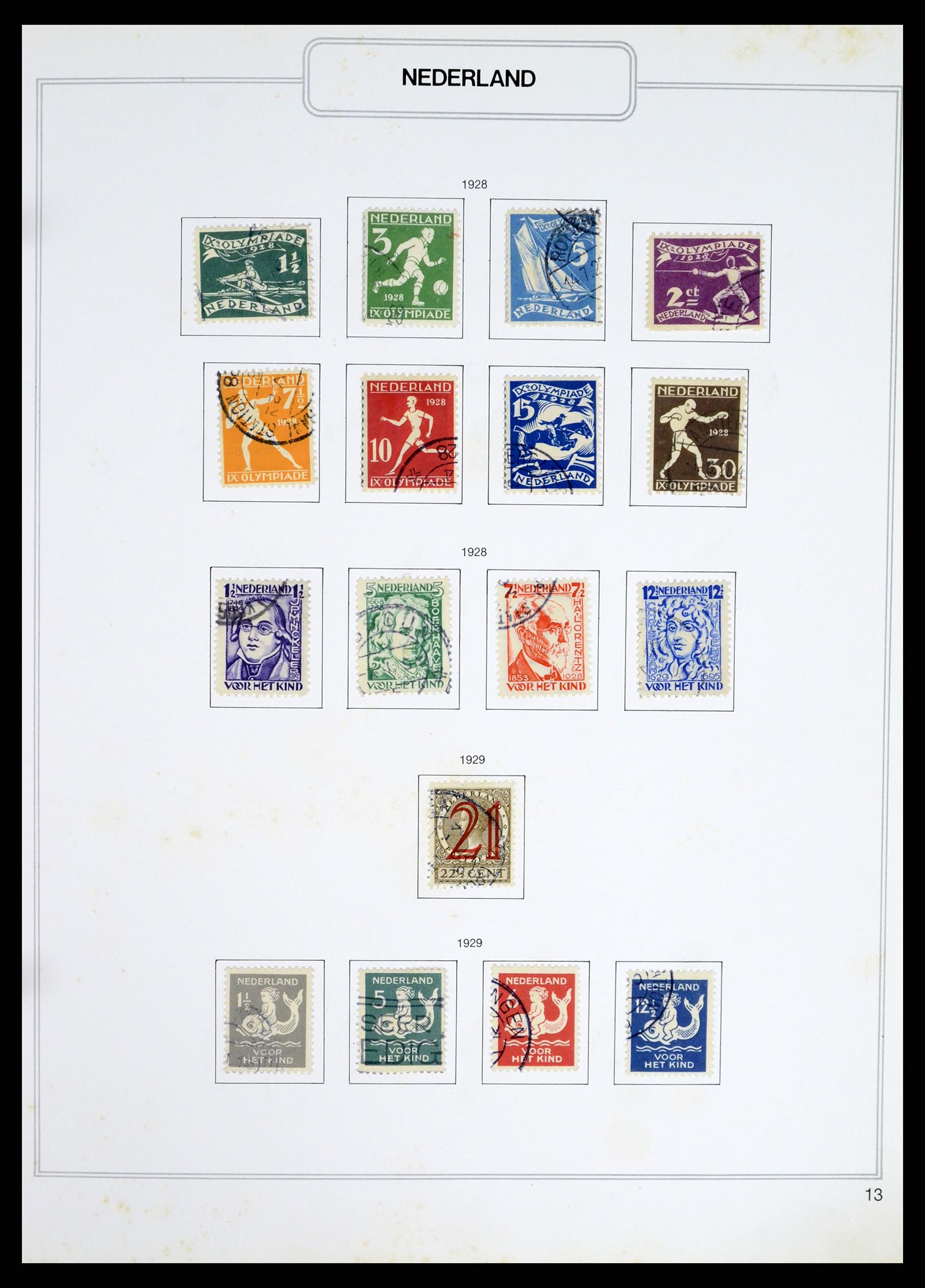 37348 013 - Postzegelverzameling 37348 Nederland 1852-1995.