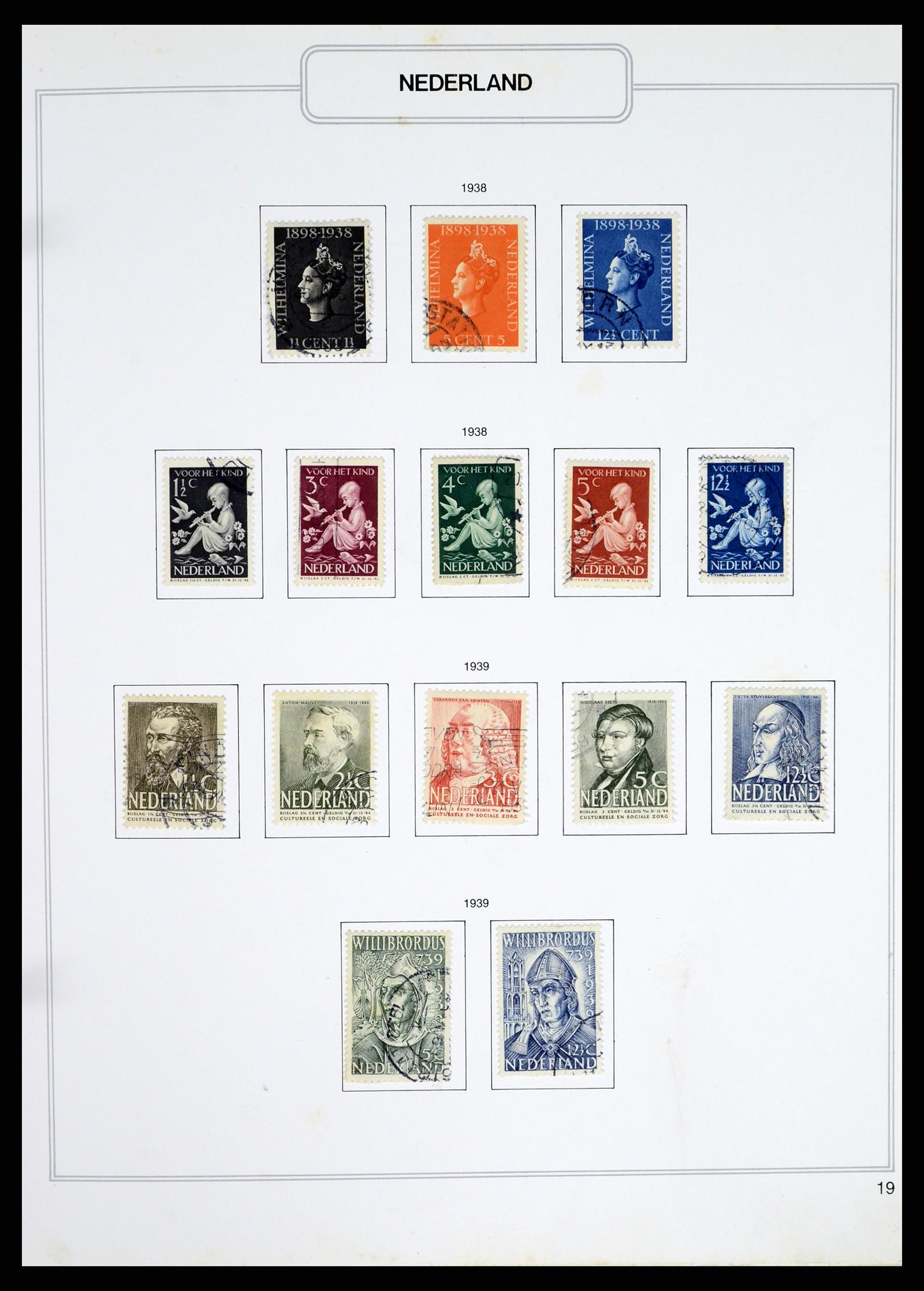 37348 019 - Postzegelverzameling 37348 Nederland 1852-1995.