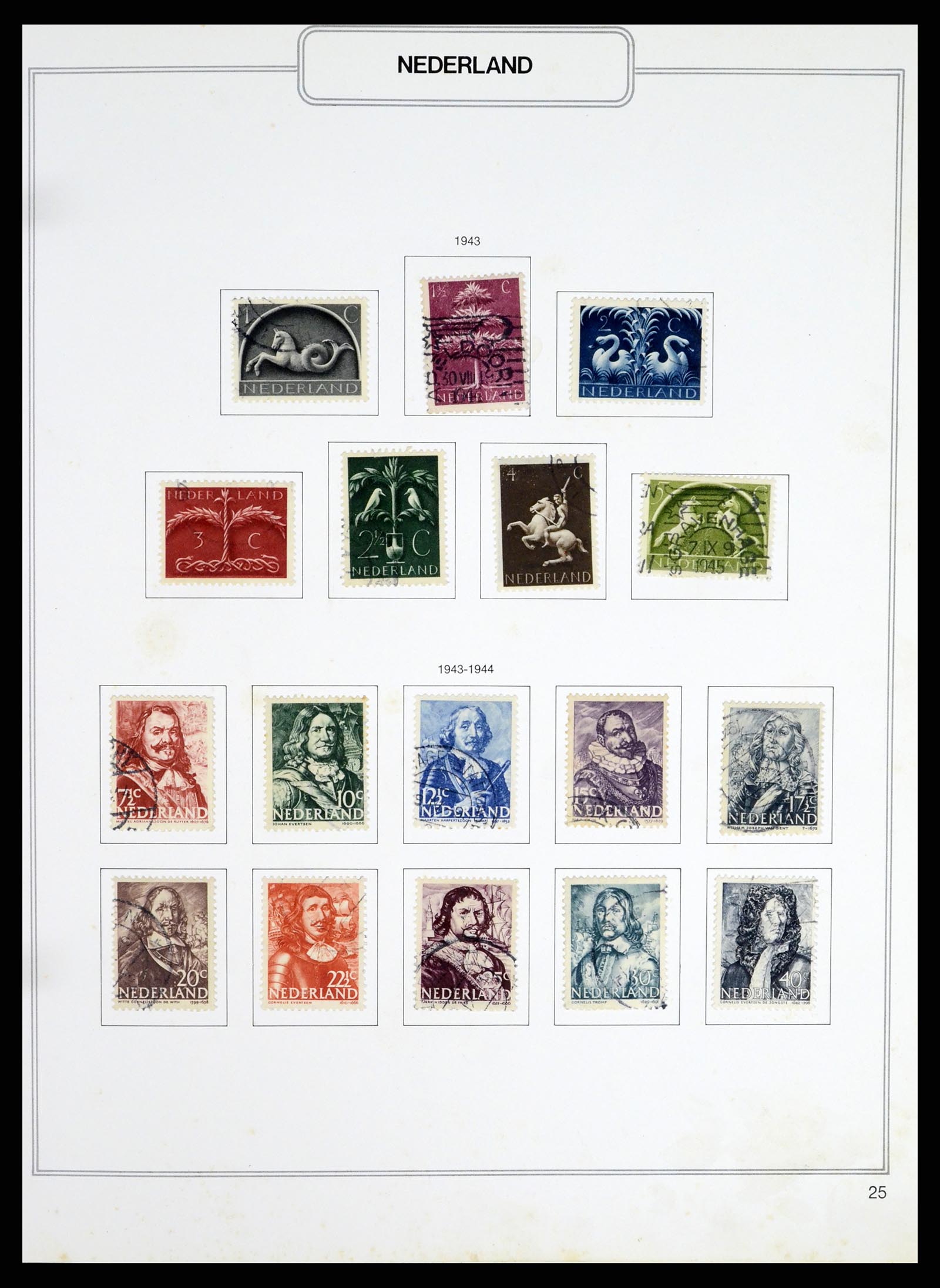 37348 025 - Postzegelverzameling 37348 Nederland 1852-1995.