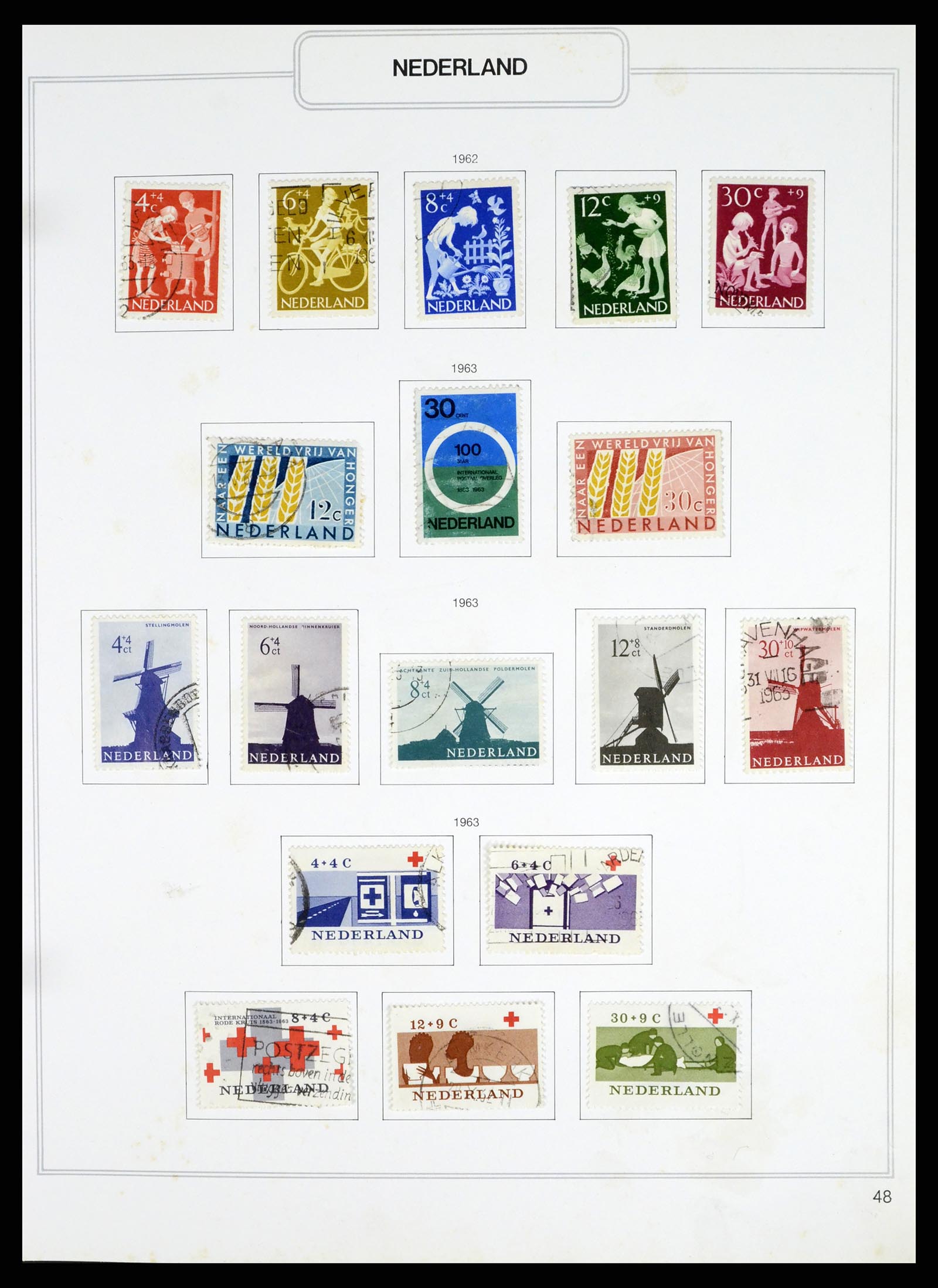 37348 048 - Postzegelverzameling 37348 Nederland 1852-1995.