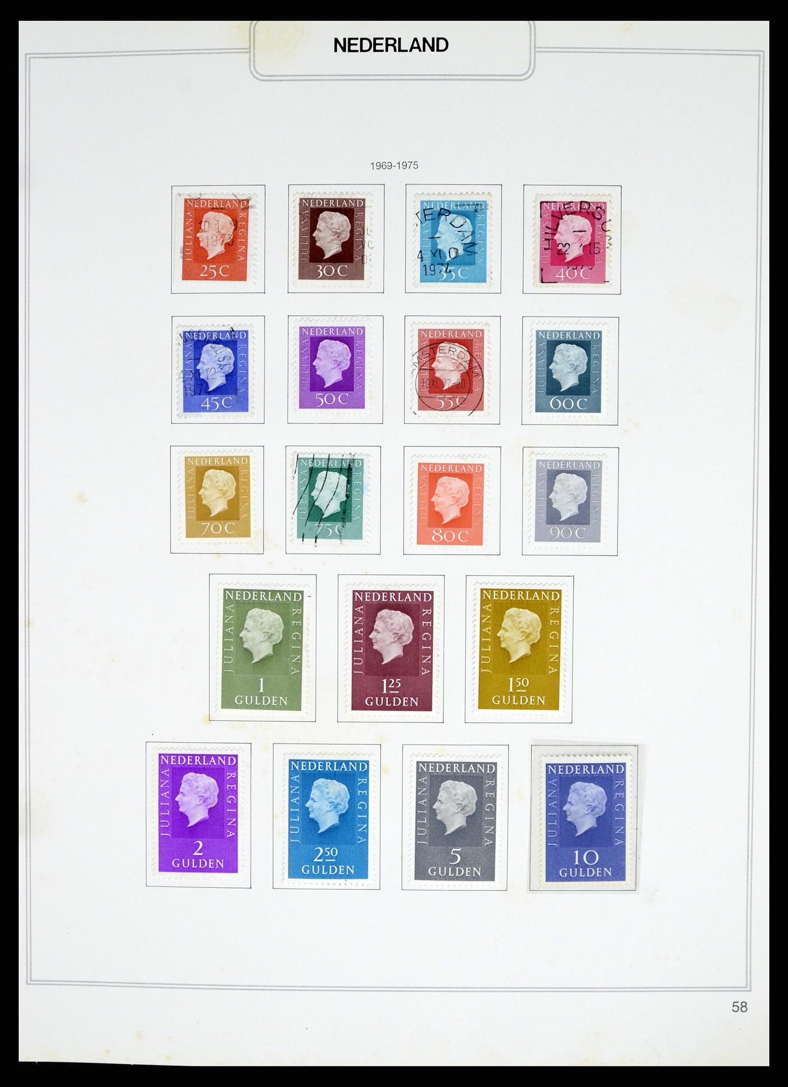 37348 058 - Postzegelverzameling 37348 Nederland 1852-1995.