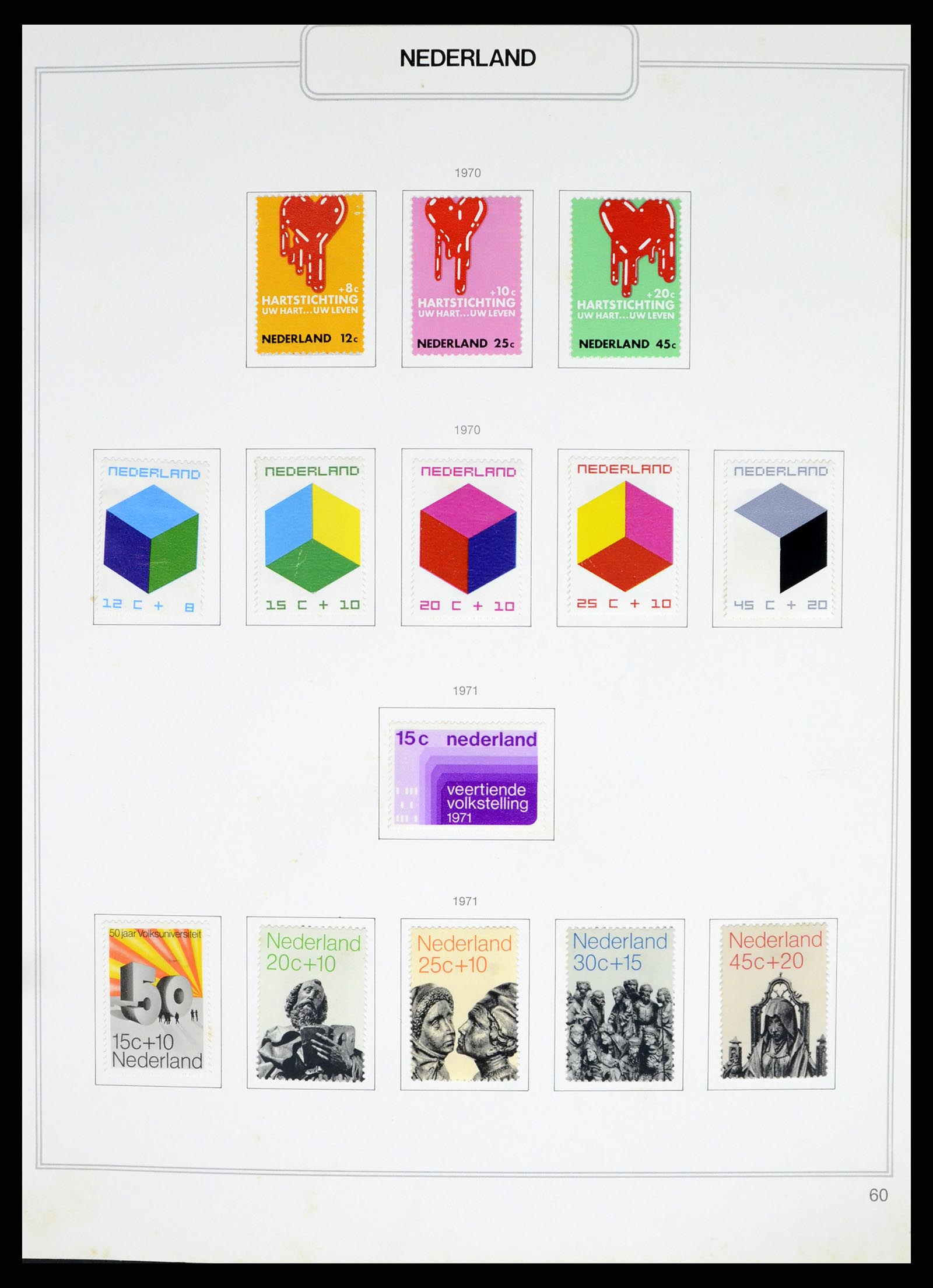 37348 060 - Postzegelverzameling 37348 Nederland 1852-1995.