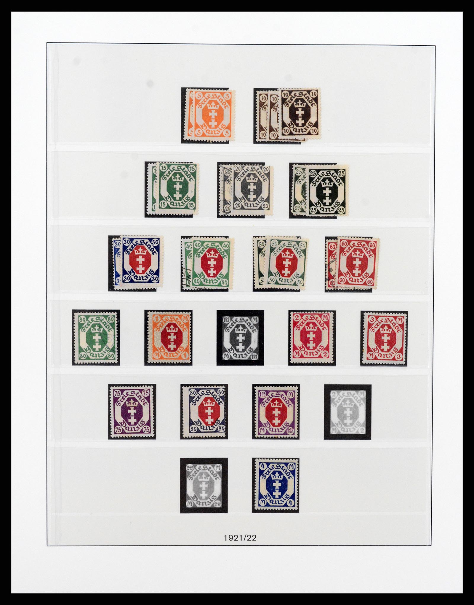 37349 006 - Postzegelverzameling 37349 Danzig 1920-1939.