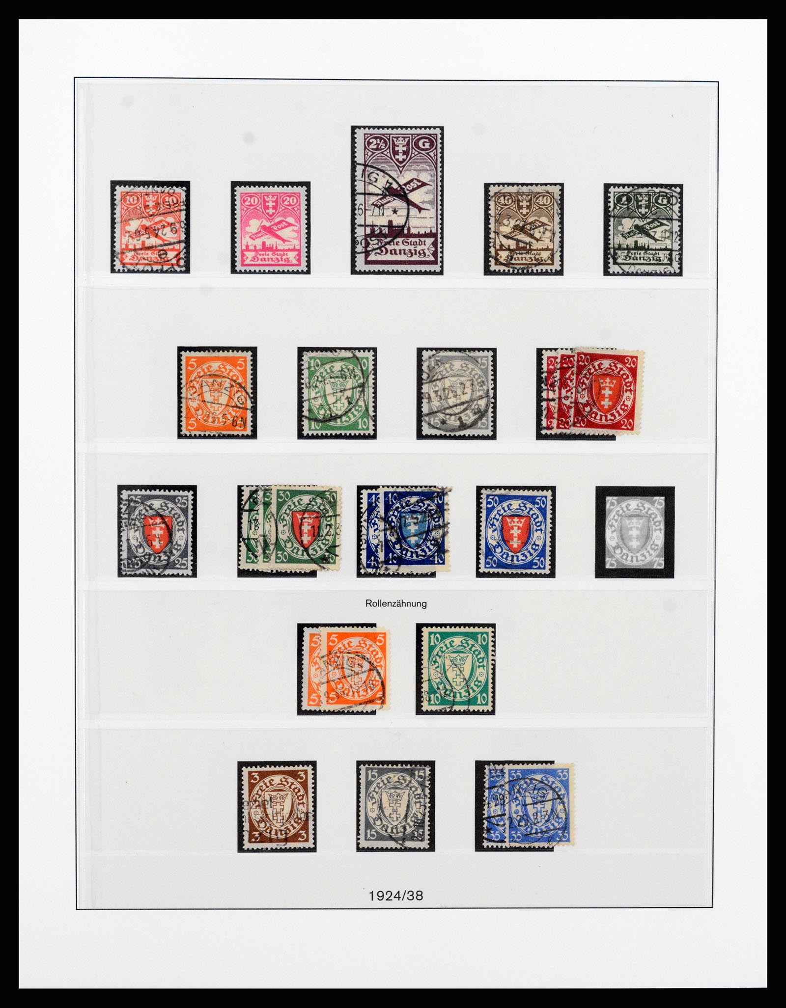 37349 014 - Postzegelverzameling 37349 Danzig 1920-1939.