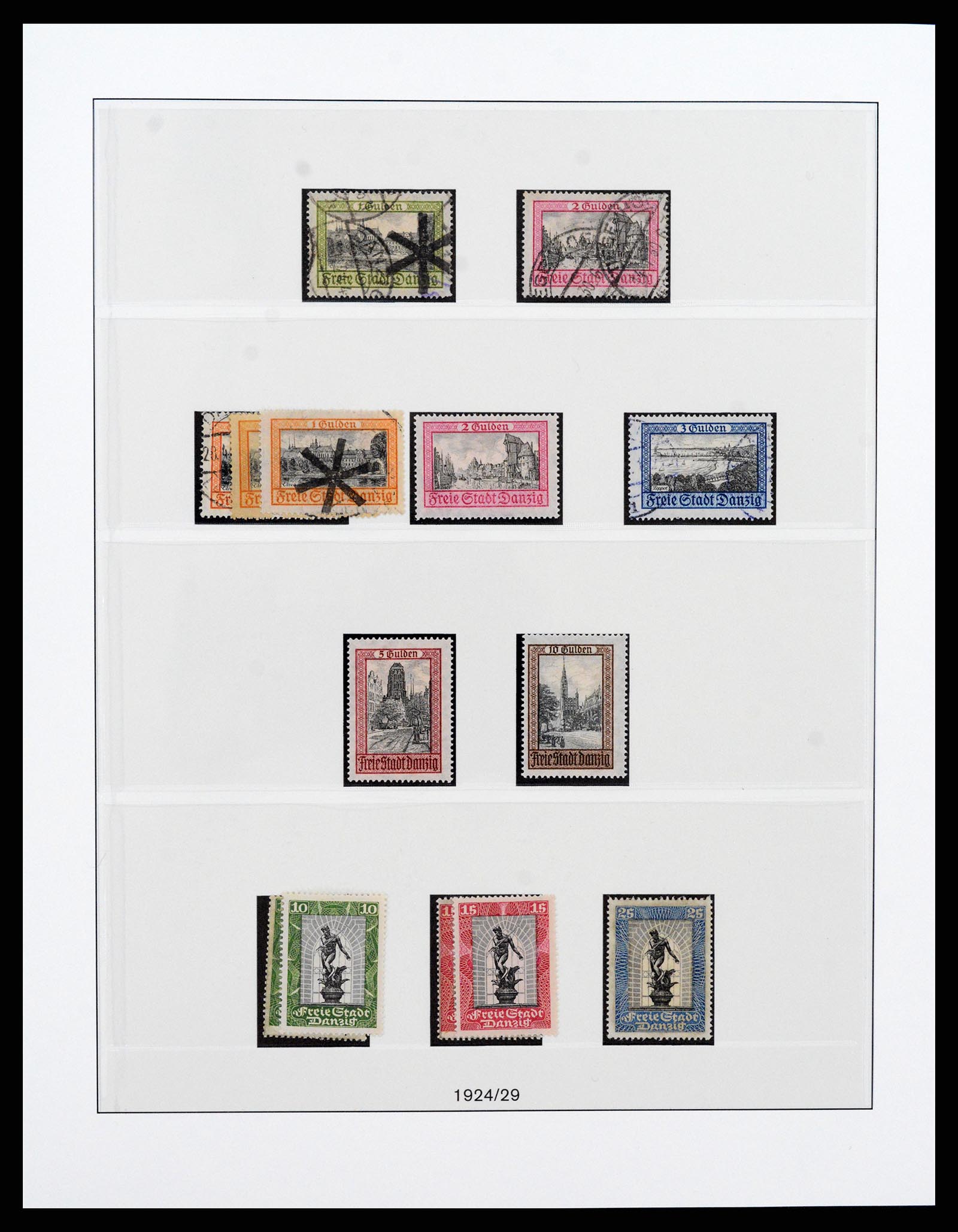 37349 015 - Postzegelverzameling 37349 Danzig 1920-1939.