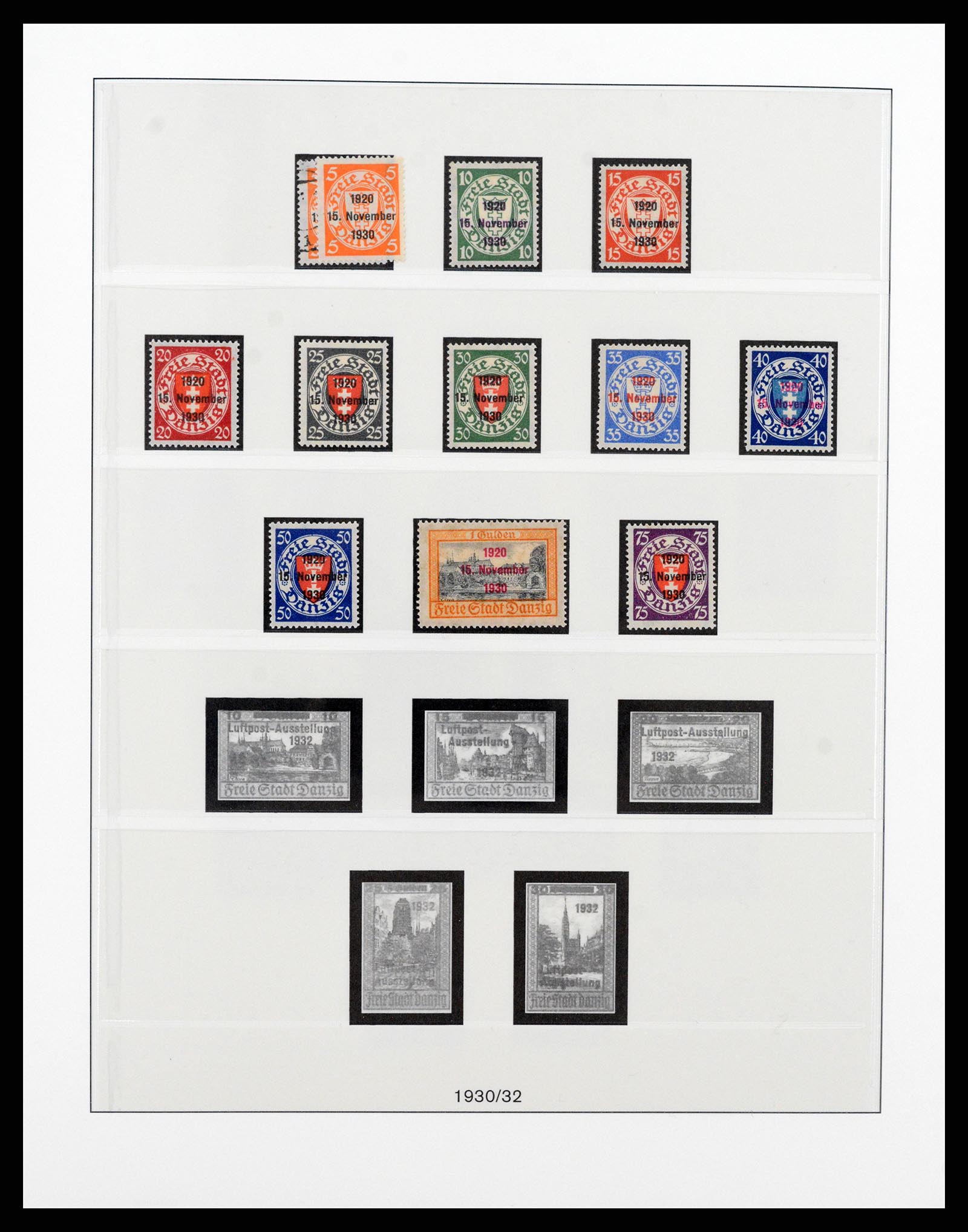 37349 016 - Postzegelverzameling 37349 Danzig 1920-1939.