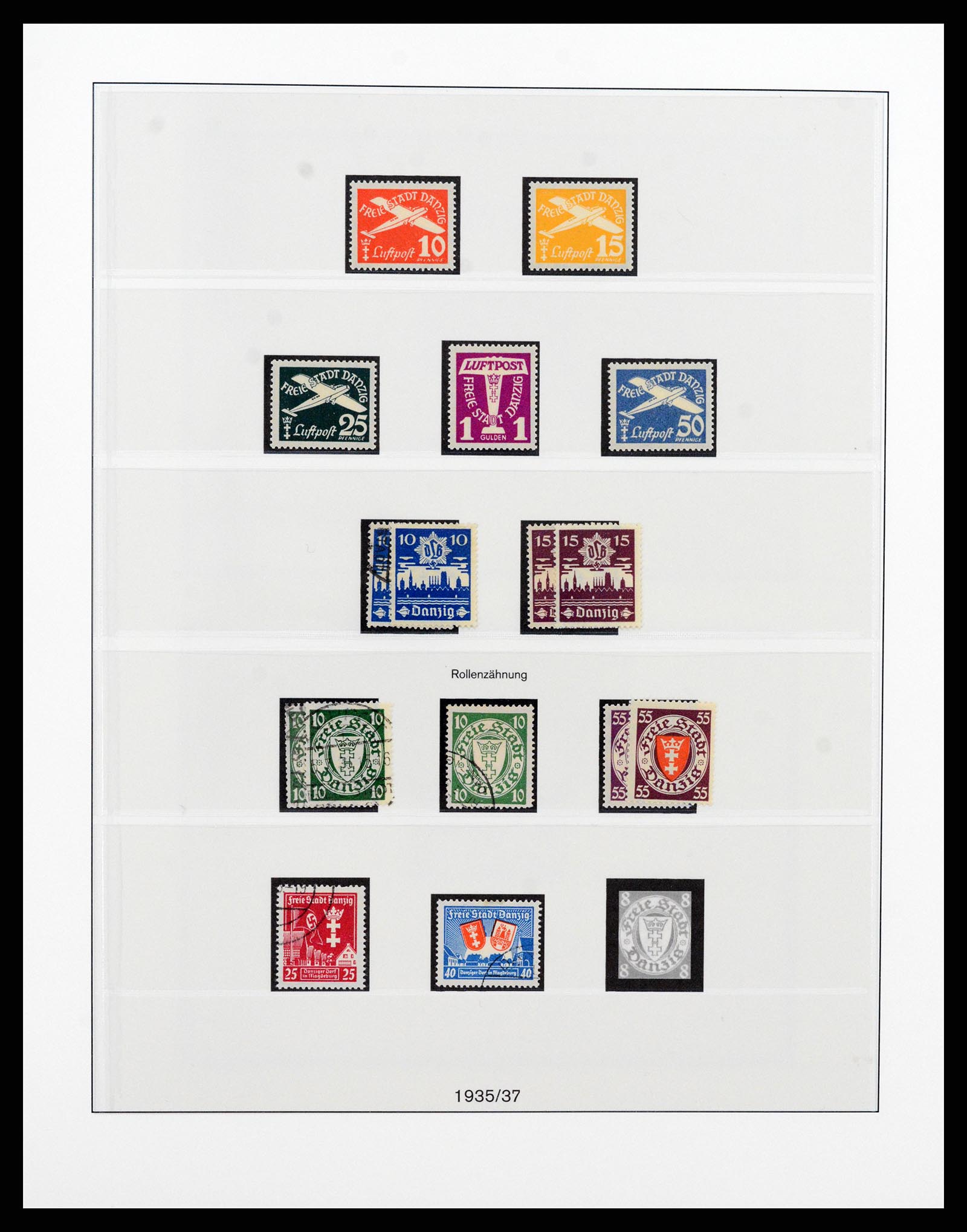 37349 019 - Postzegelverzameling 37349 Danzig 1920-1939.