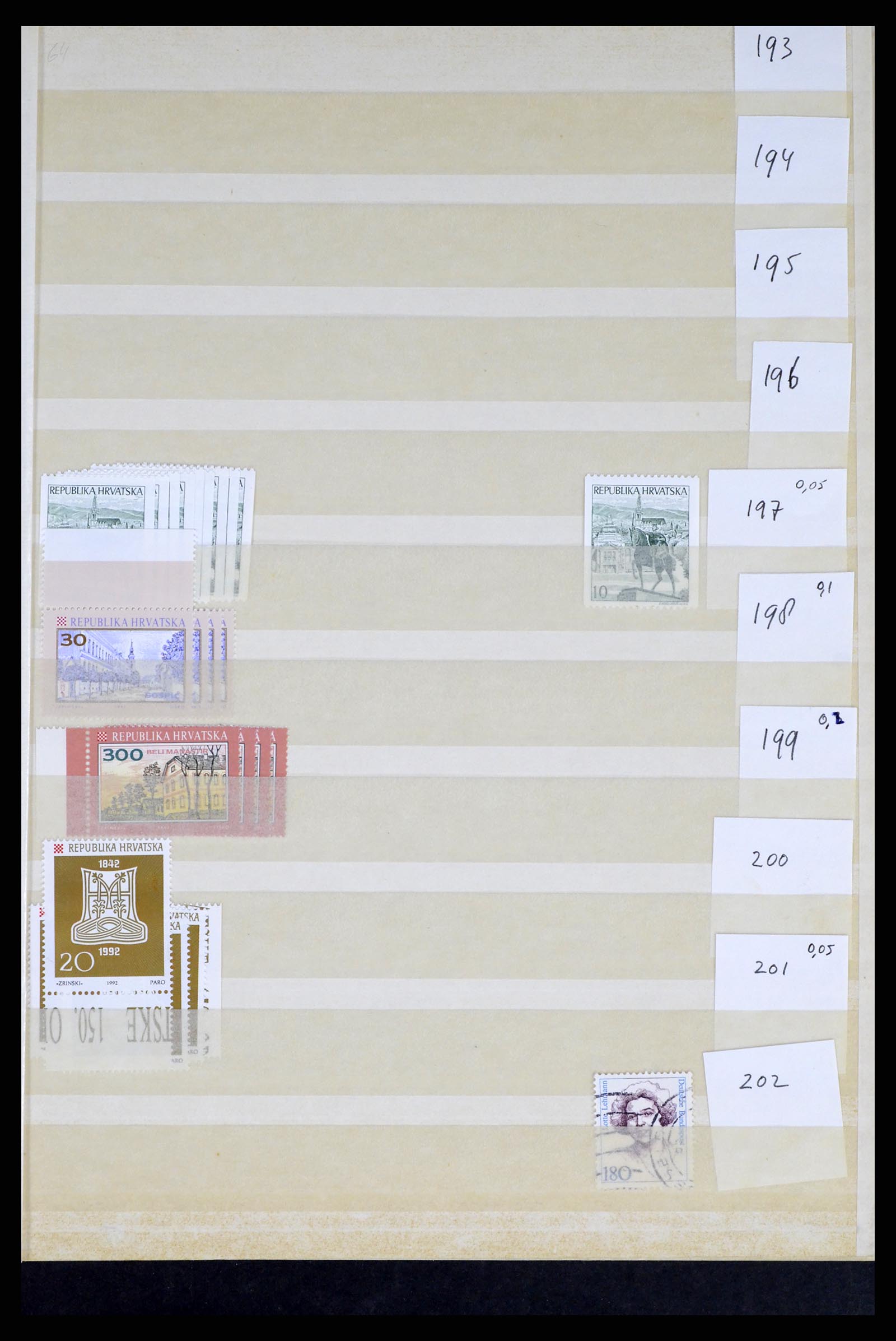 37351 003 - Postzegelverzameling 37351 Europese landen postfris 1990-2000.