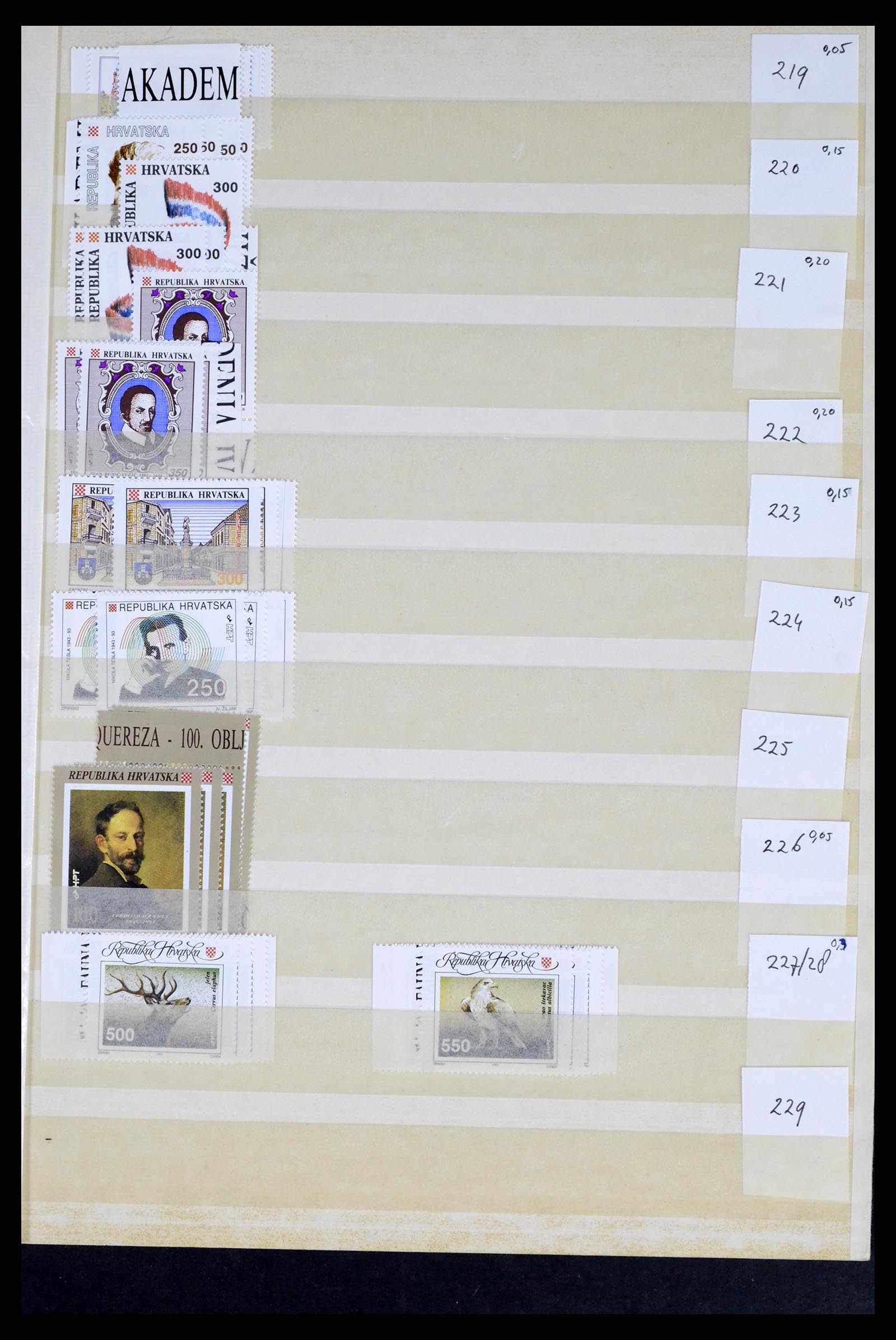 37351 005 - Postzegelverzameling 37351 Europese landen postfris 1990-2000.