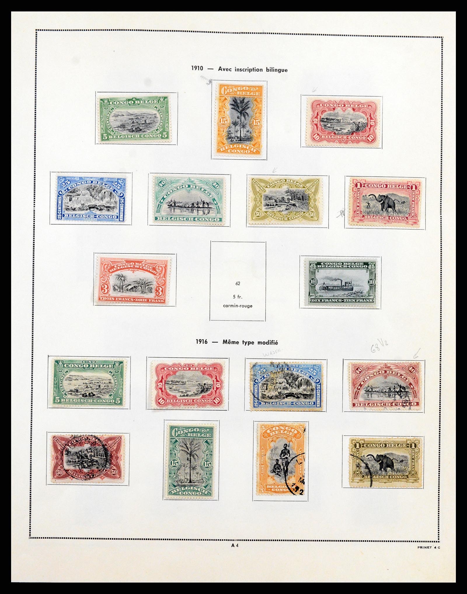 37352 004 - Stamp collection 37352 Belgian Congo 1894-1960.